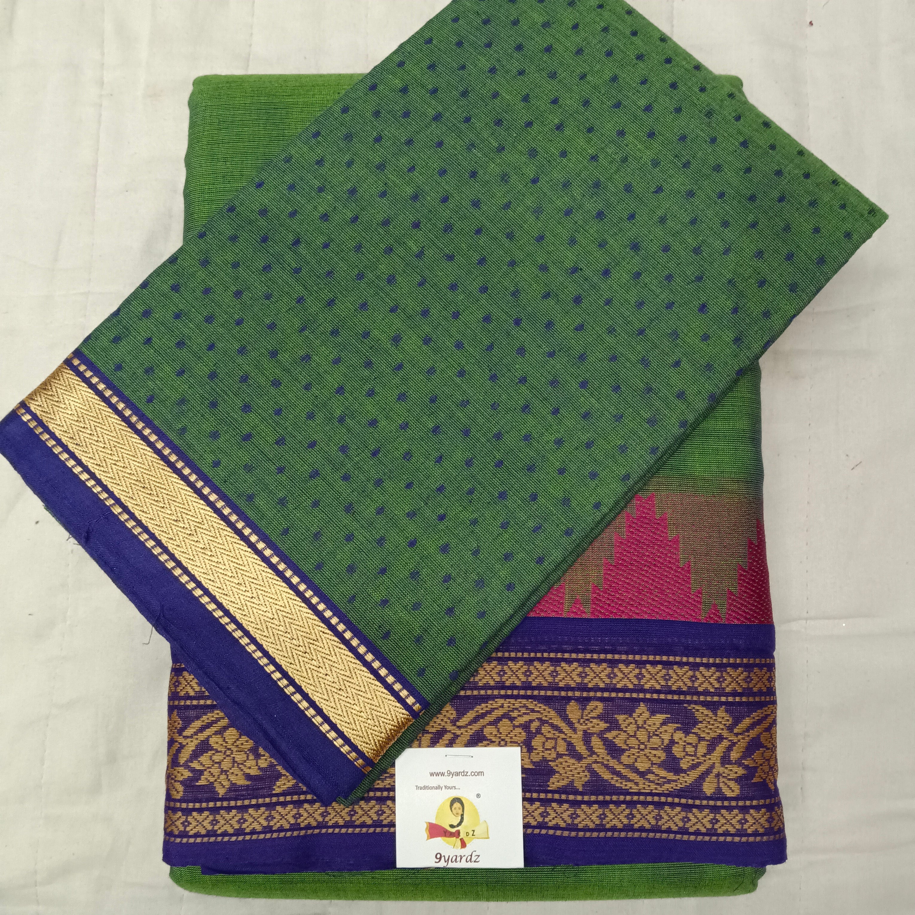 Arupukottai cotton 10 yards madisar