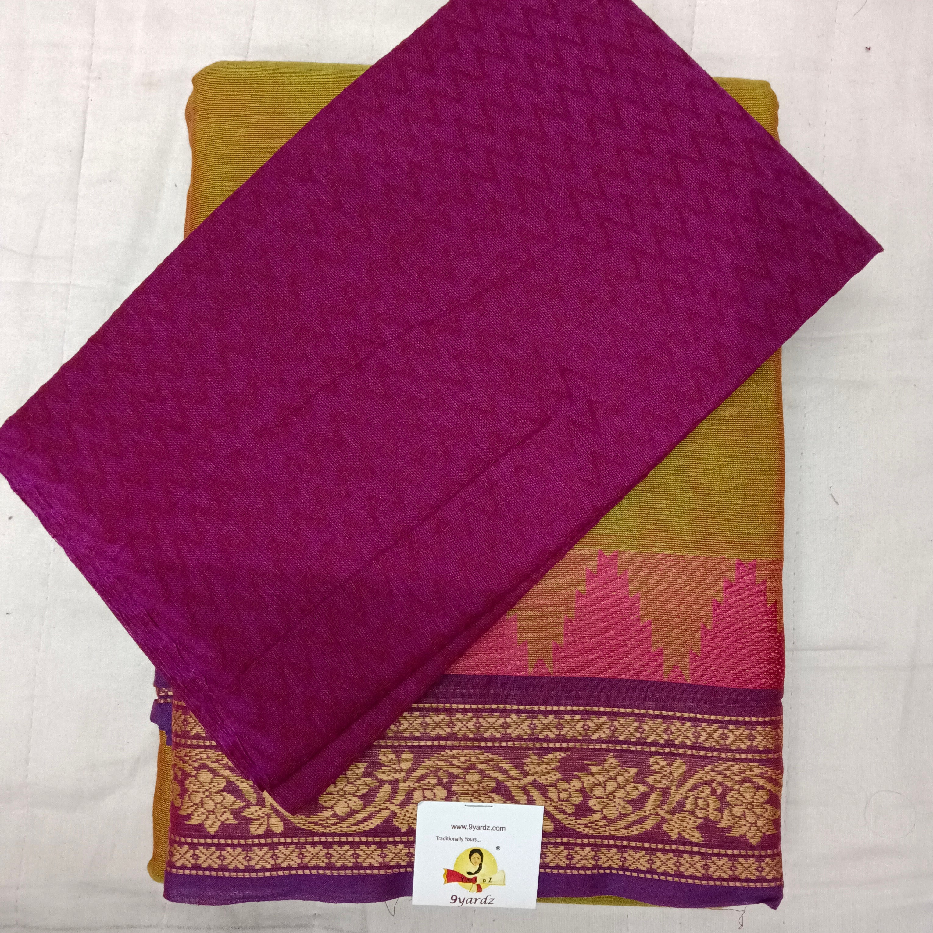 Arupukottai cotton 10 yards madisar