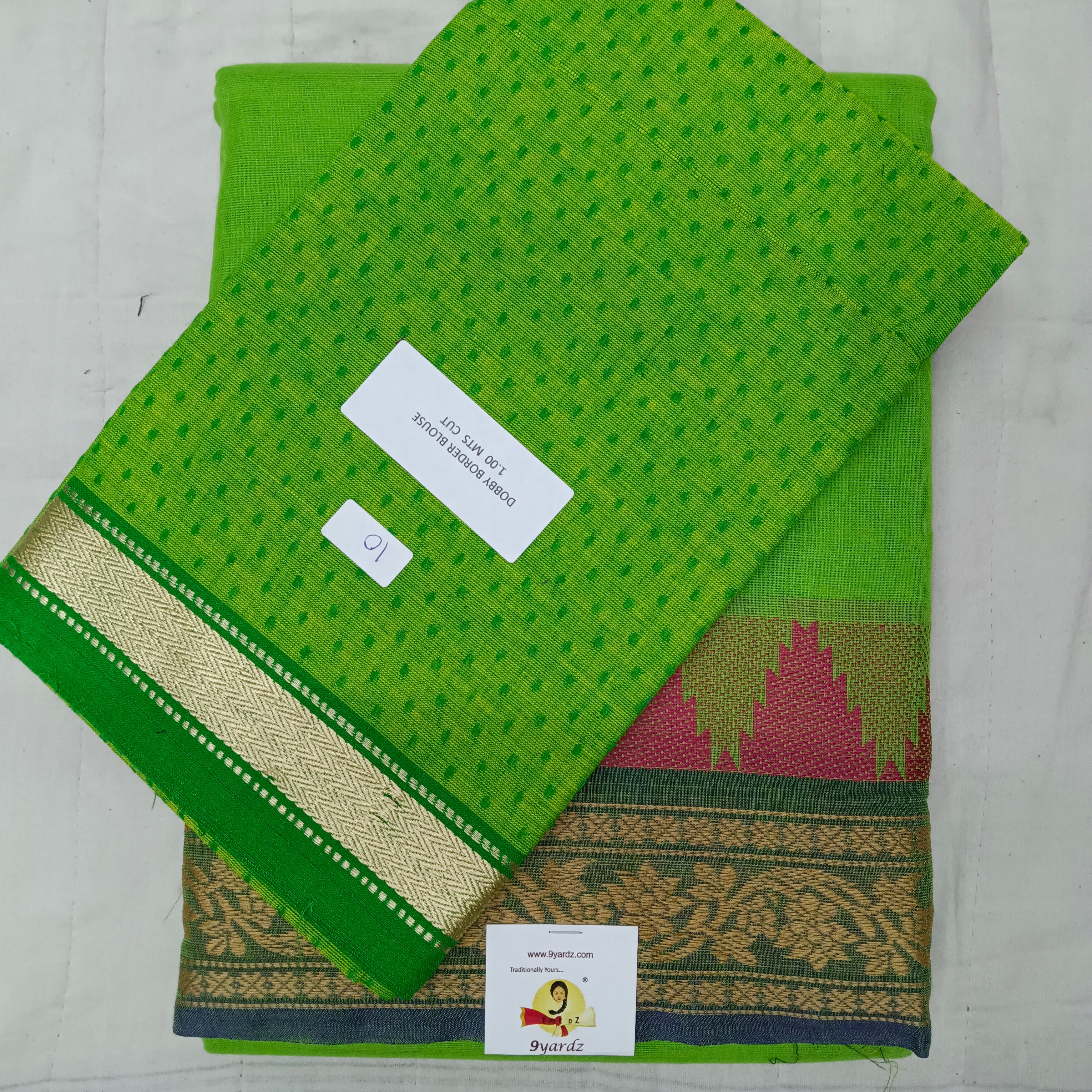 Arupukottai cotton 10 yards madisar