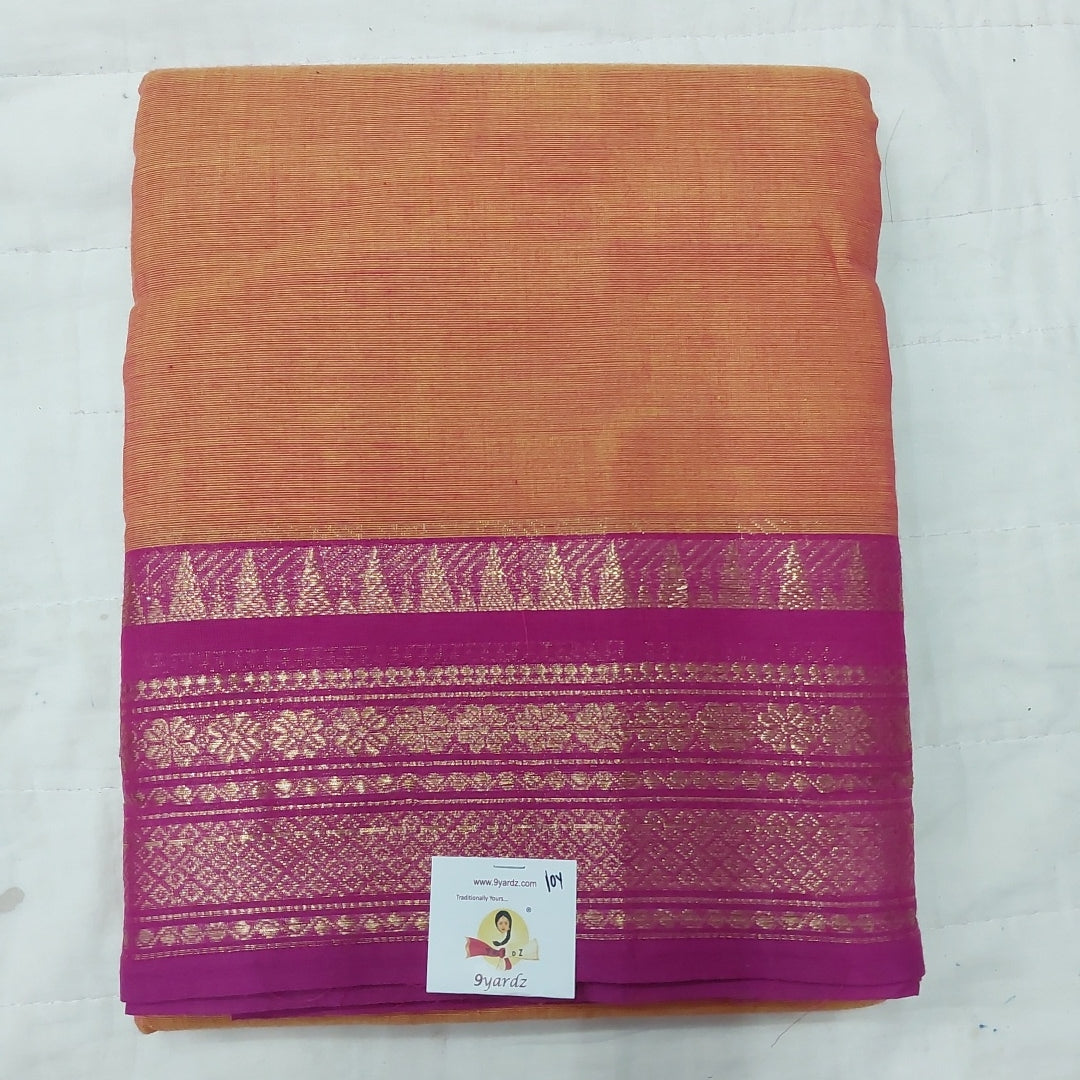 Arupukottai cotton 10 yards madisar