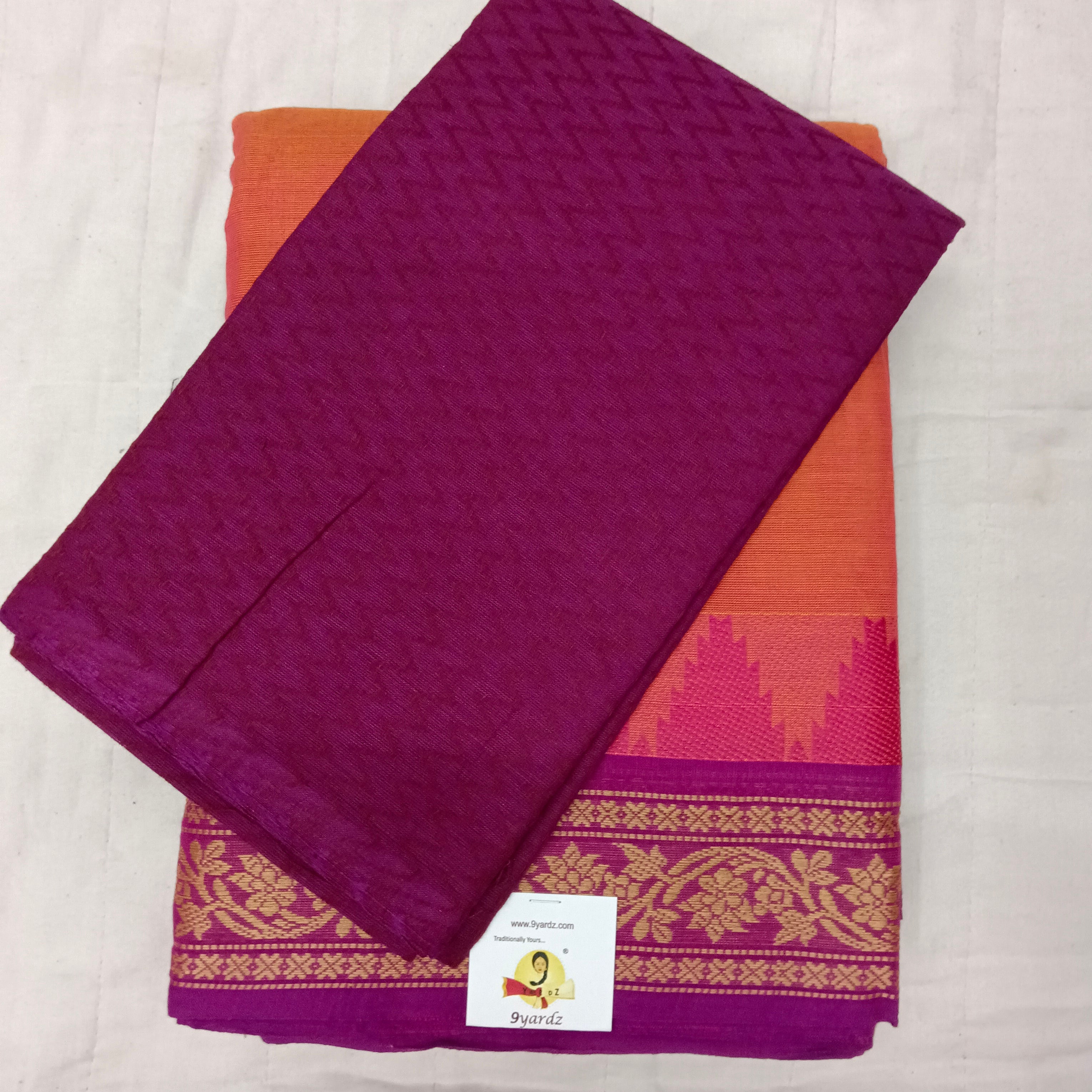 Arupukottai cotton 10 yards madisar