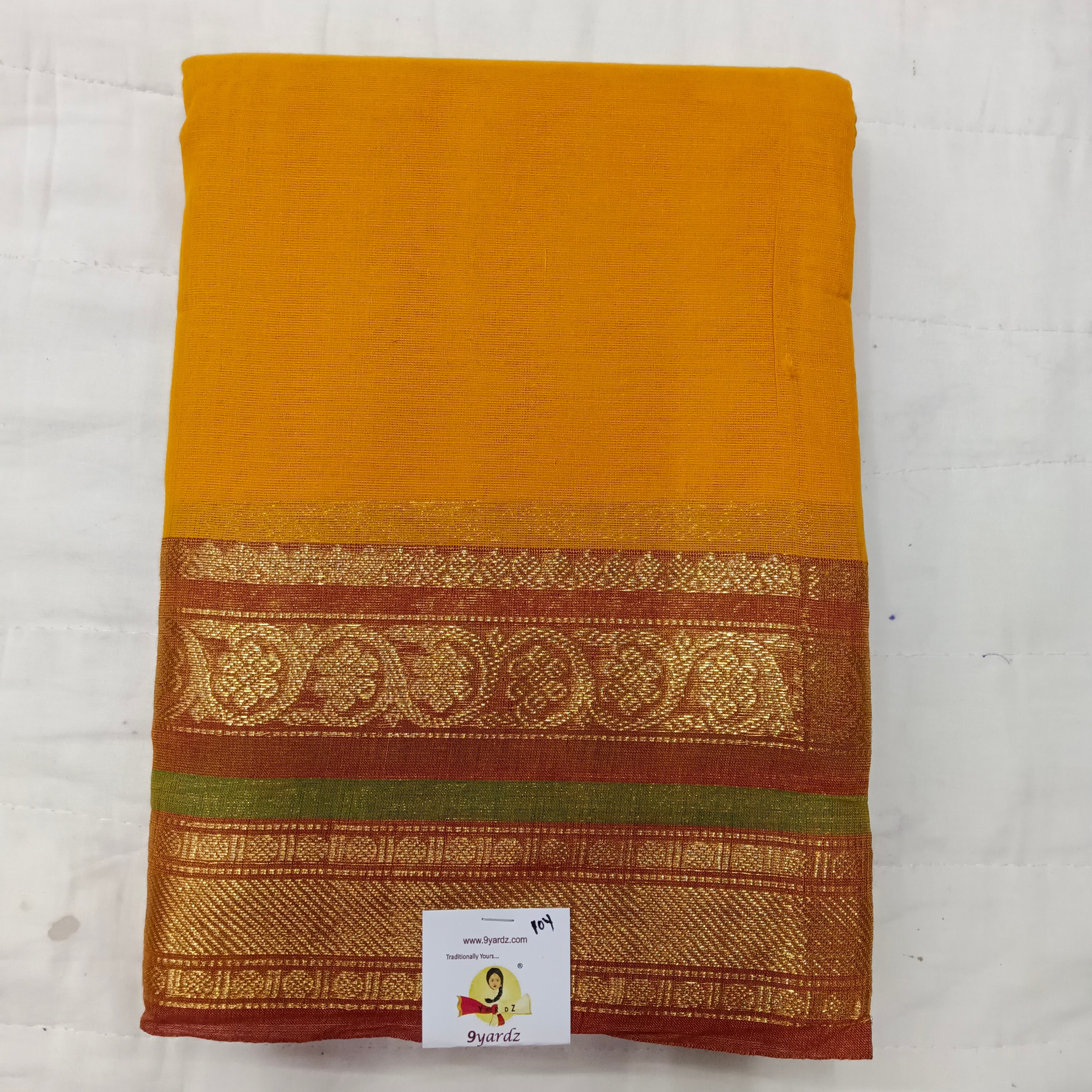 Arupukottai cotton 10 yards madisar