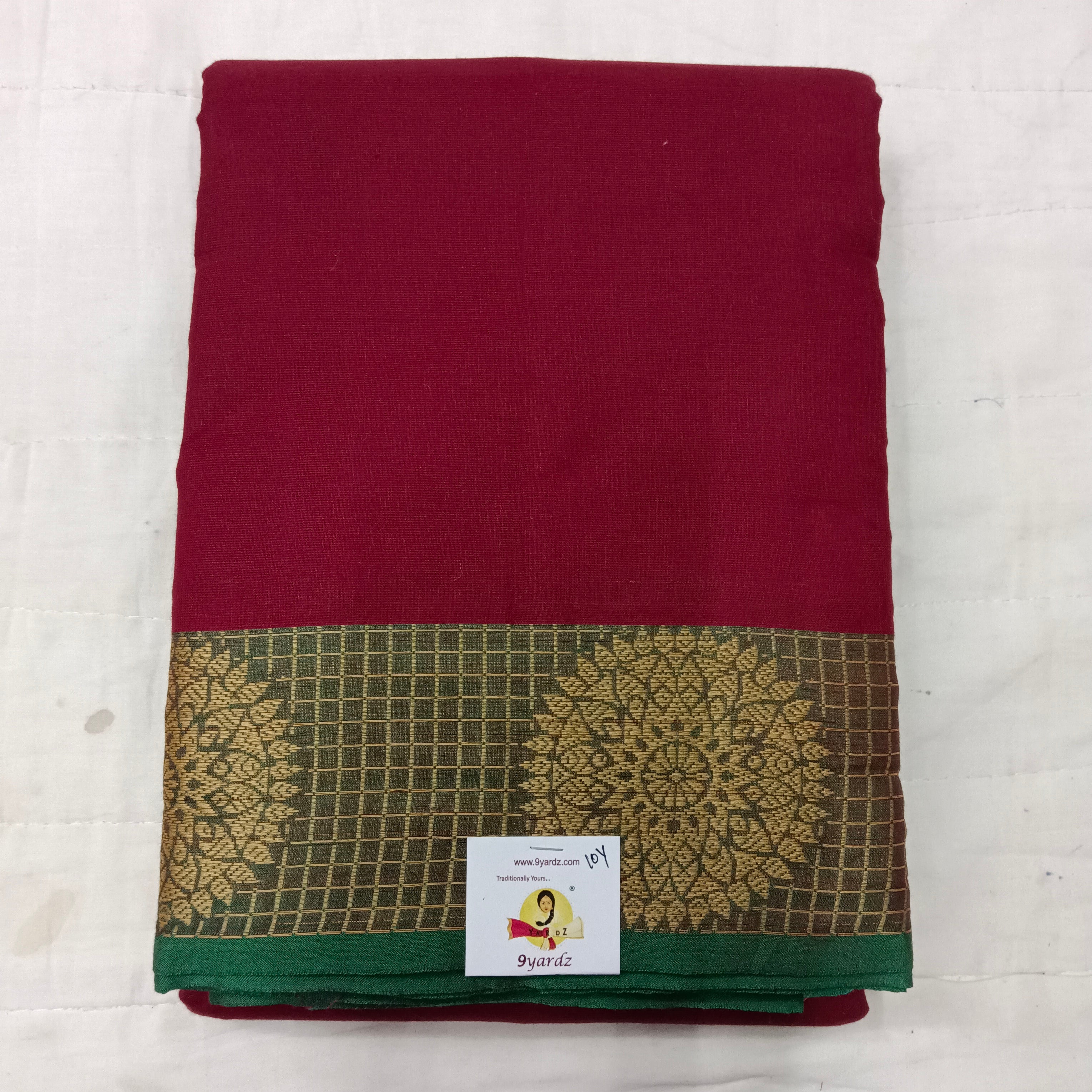 Arupukottai cotton 10 yards madisar