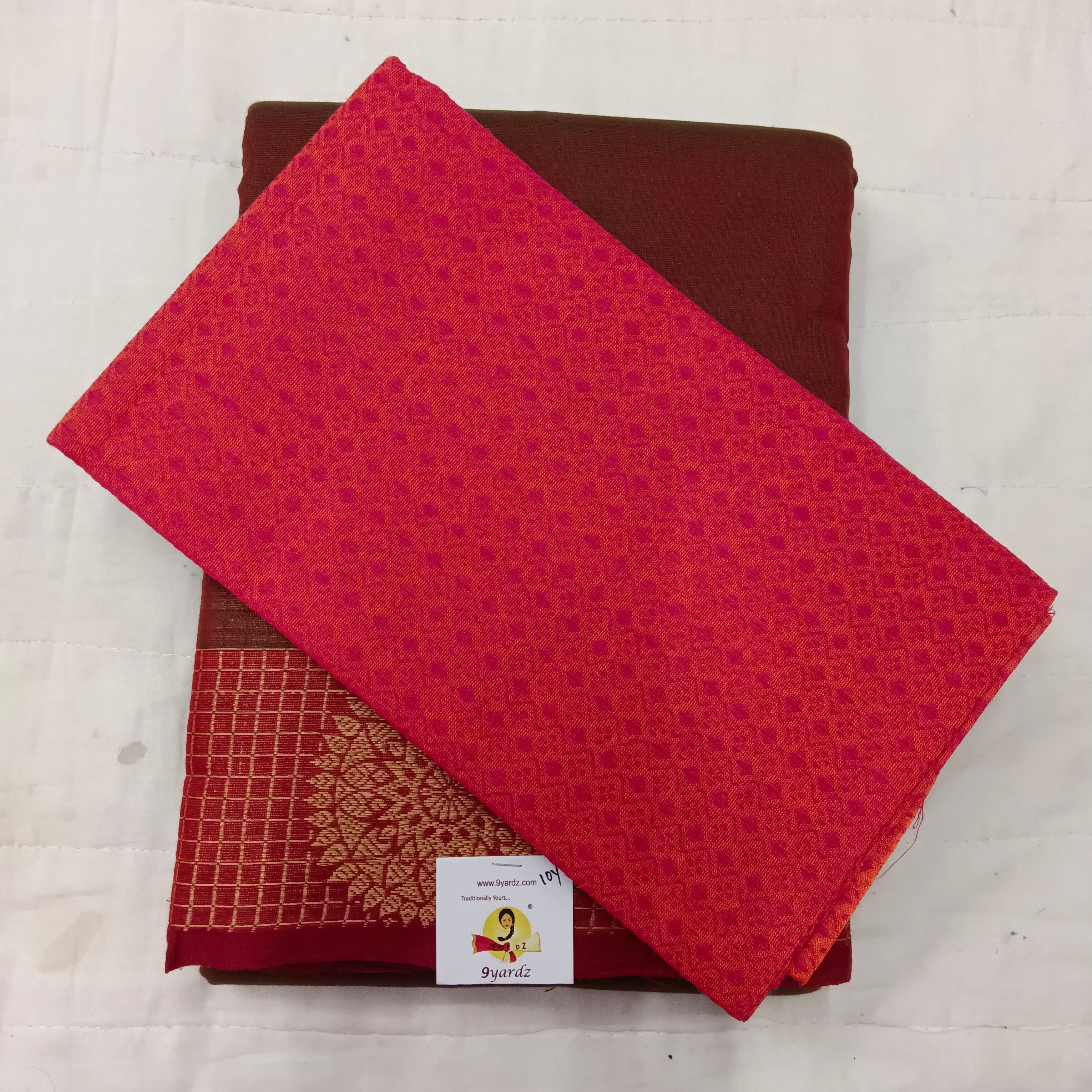 Arupukottai cotton 10 yards madisar
