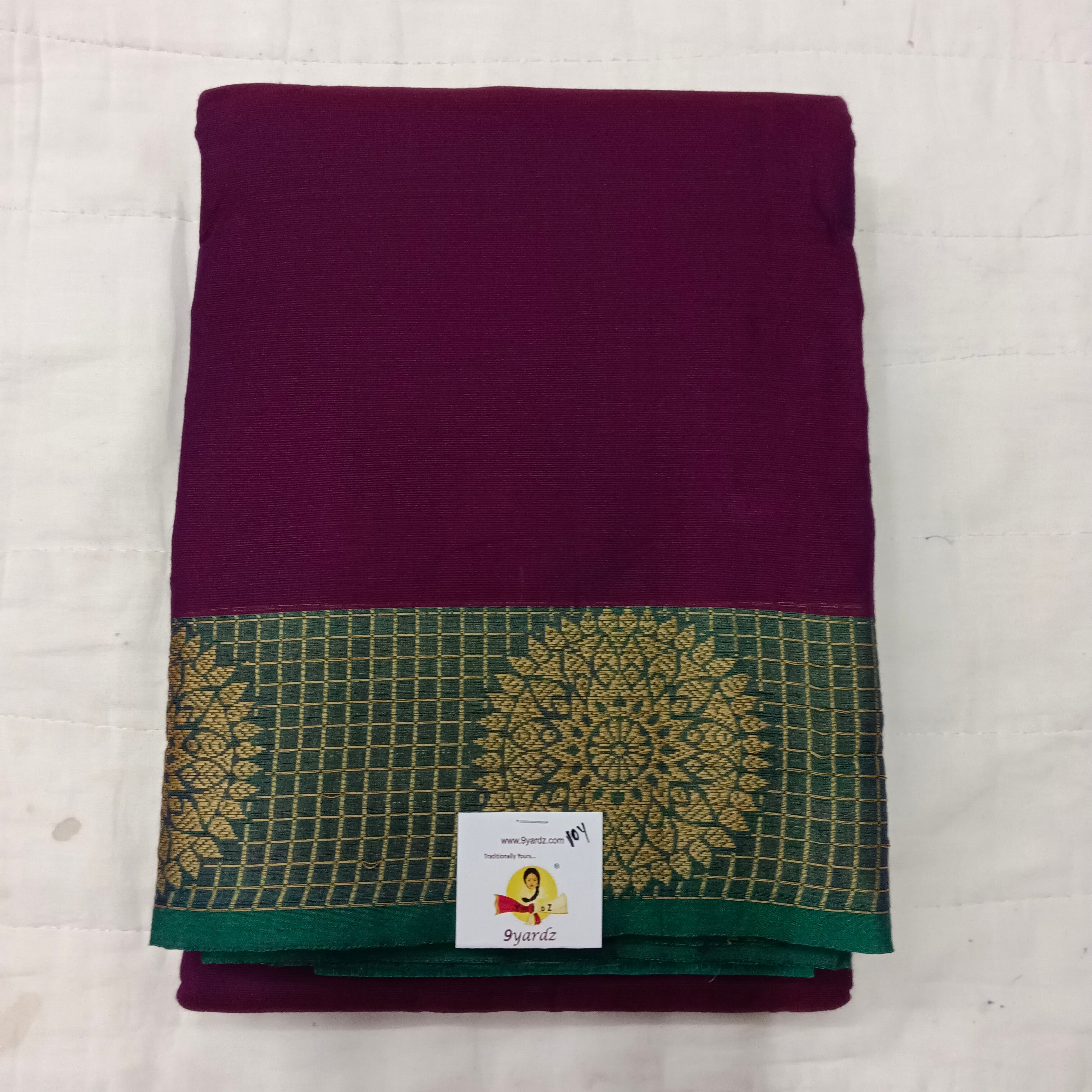 Arupukottai cotton 10 yards madisar