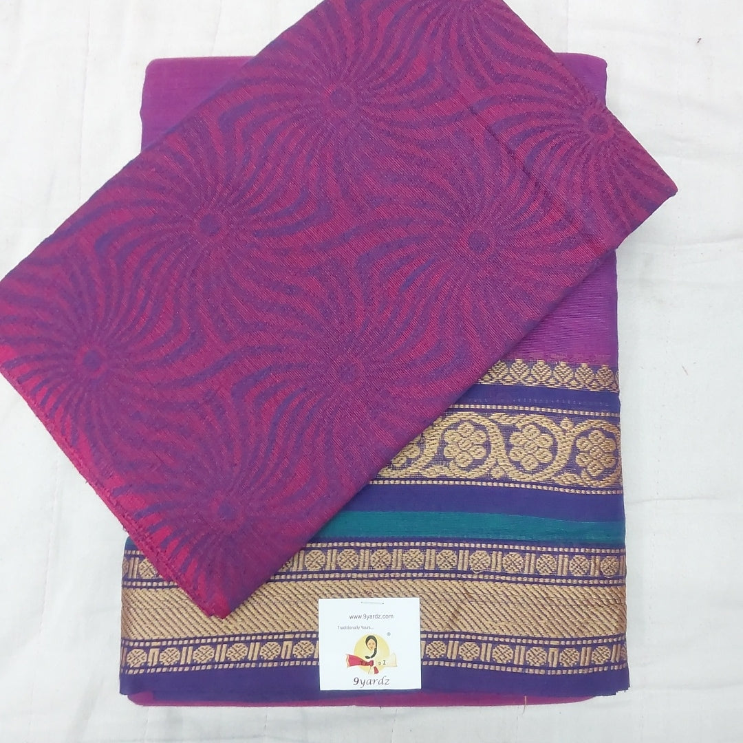 Arupukottai cotton 10 yards madisar