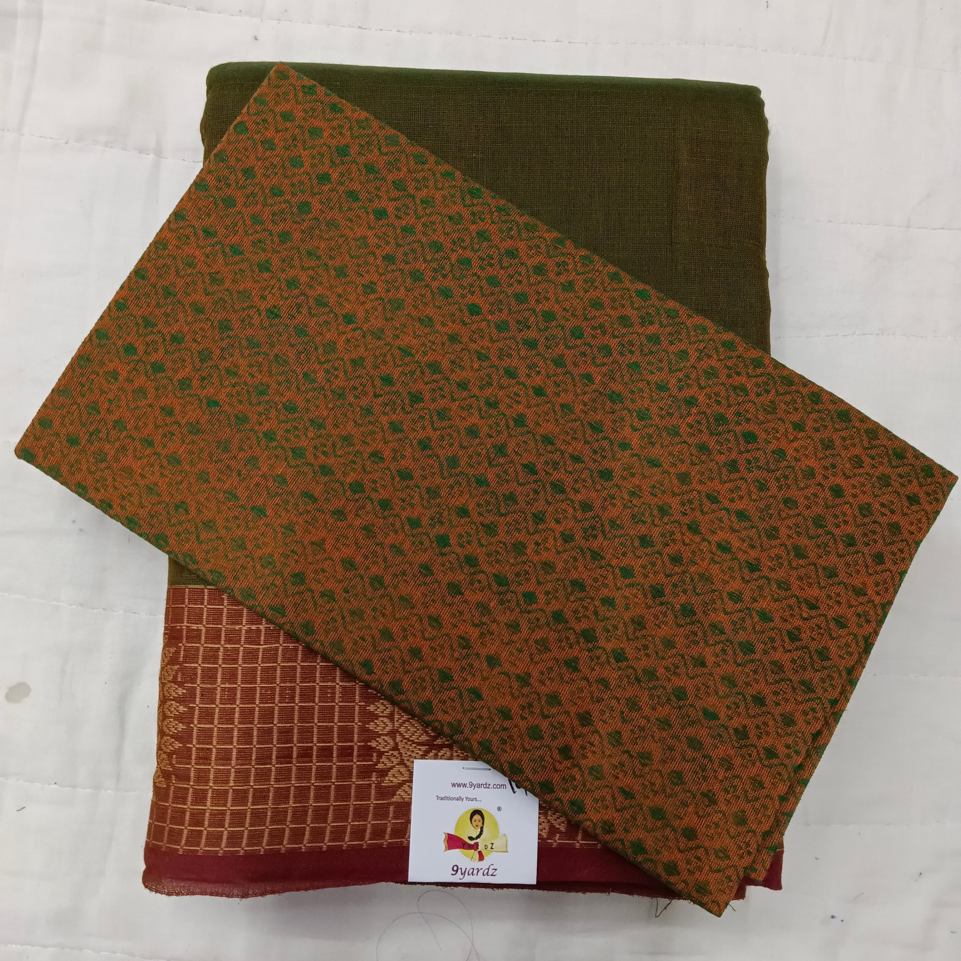 Arupukottai cotton 10 yards madisar