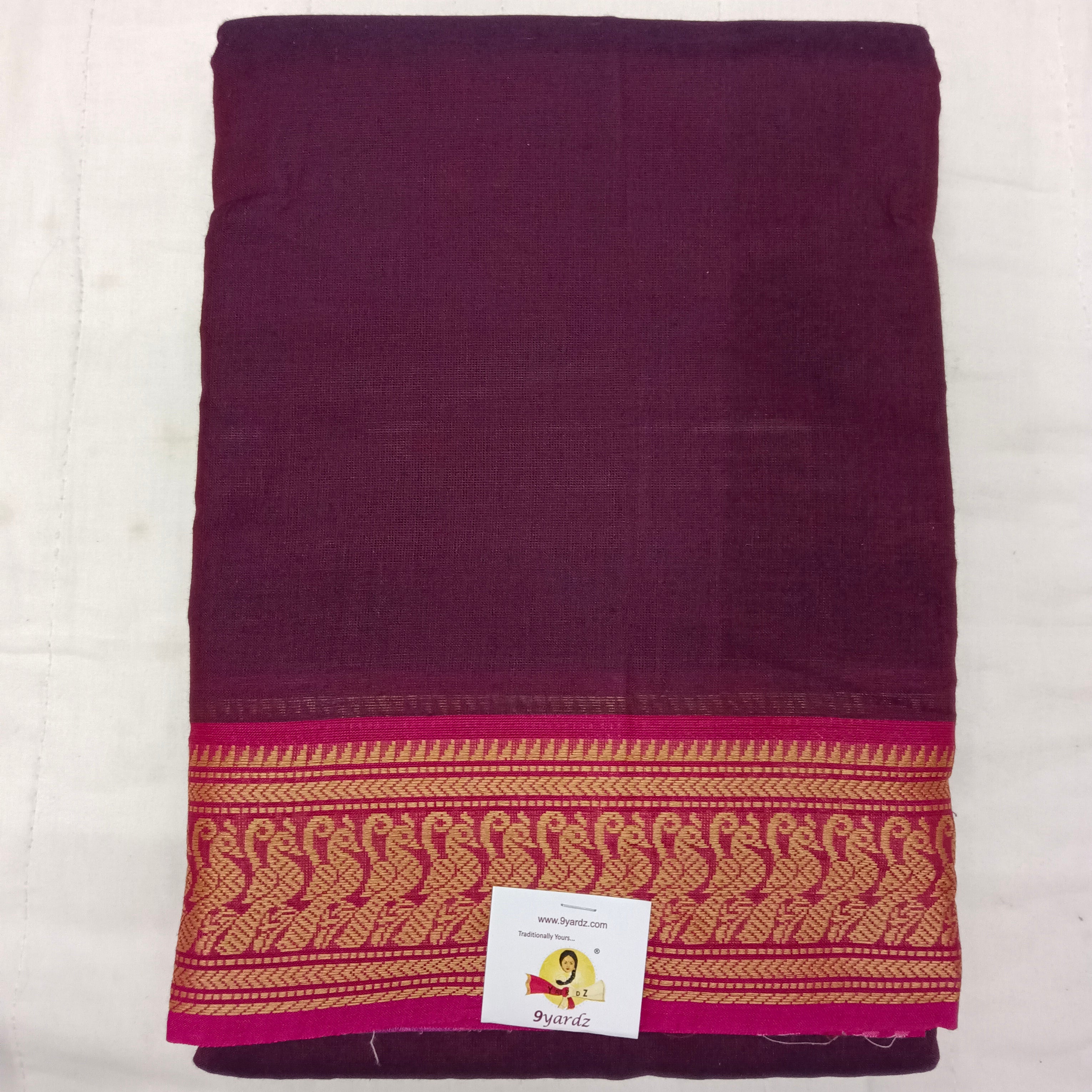 Arupukottai cotton 10 yards madisar