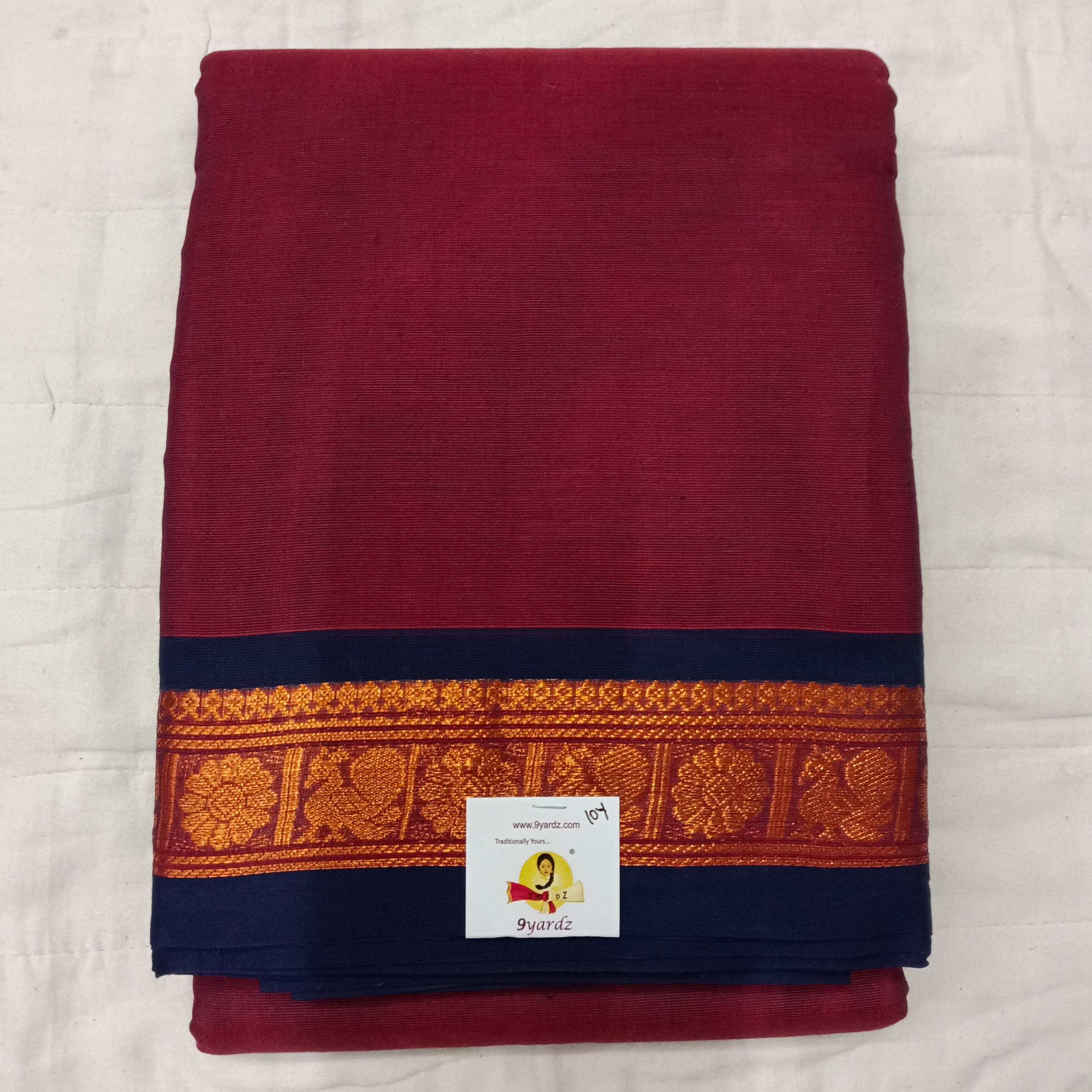 Arupukottai cotton 10 yards madisar