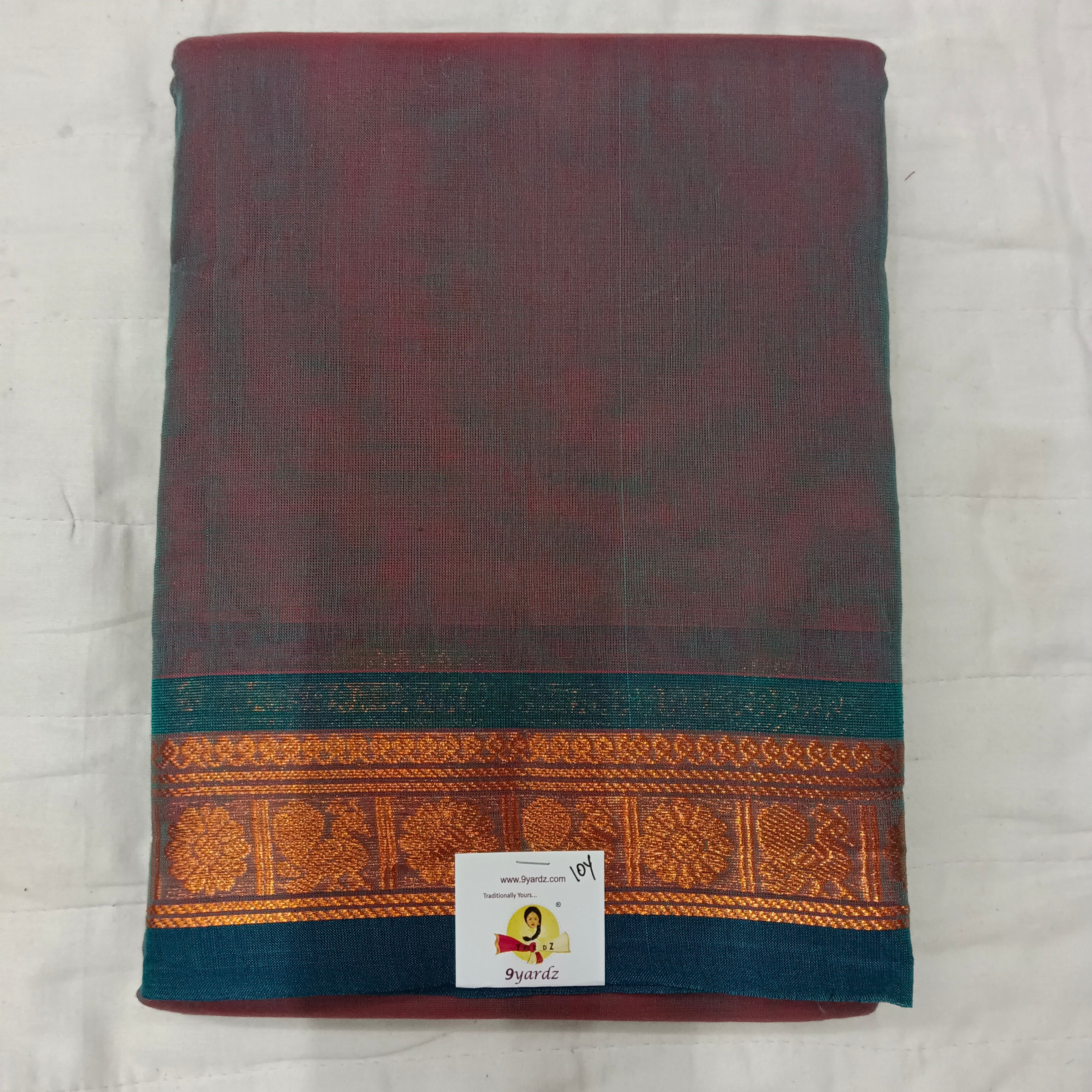 Arupukottai cotton 10 yards madisar