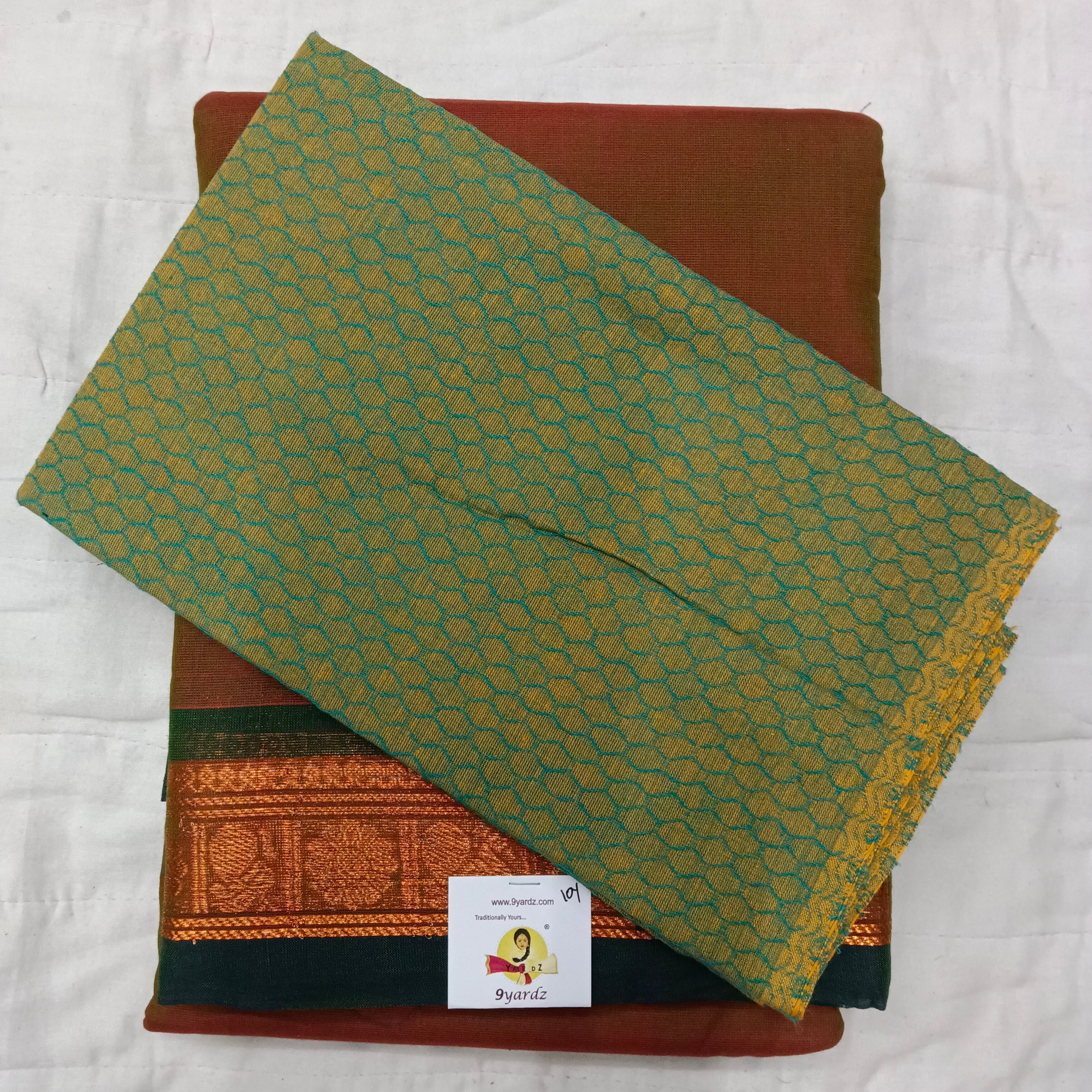Arupukottai cotton 10 yards madisar