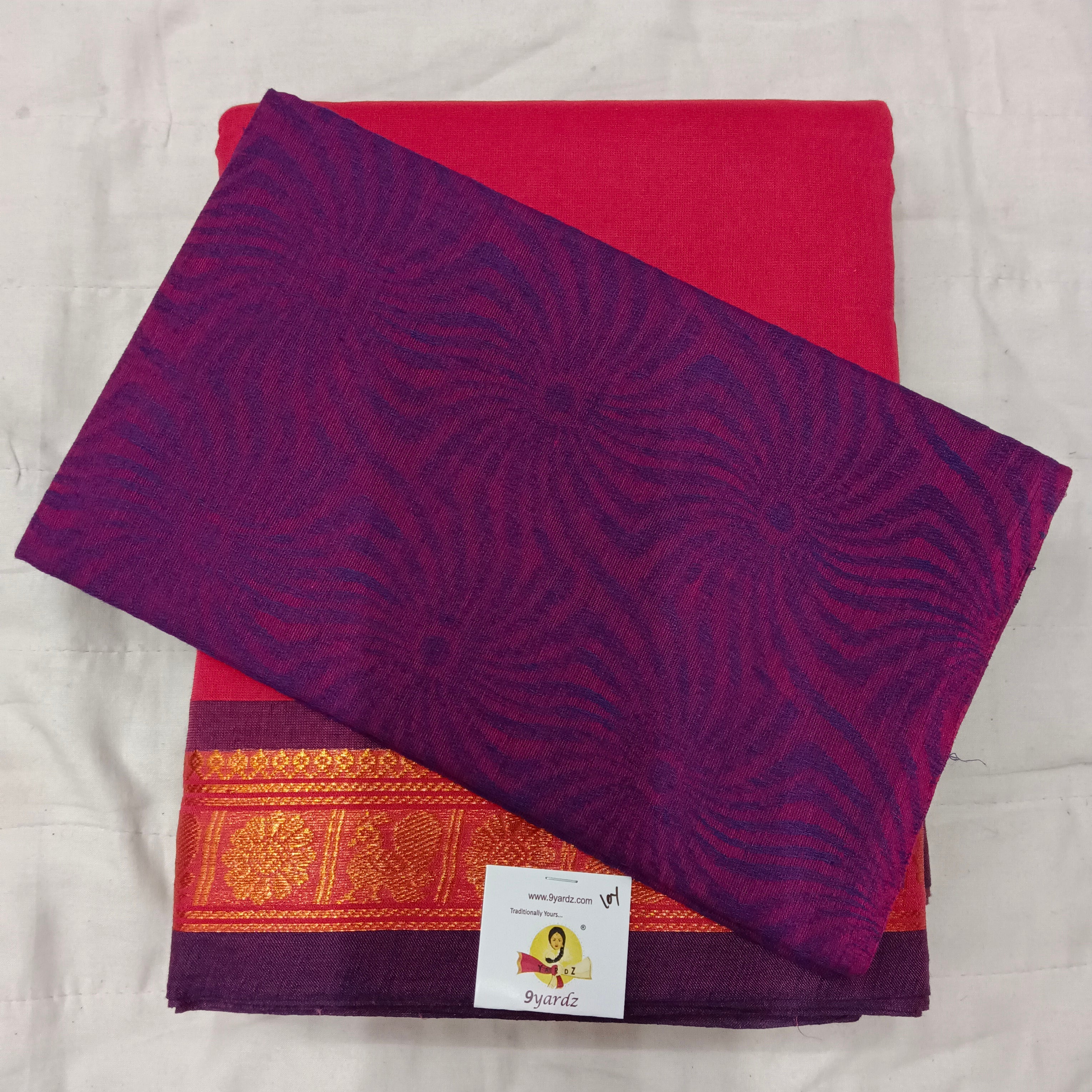 Arupukottai cotton 10 yards madisar