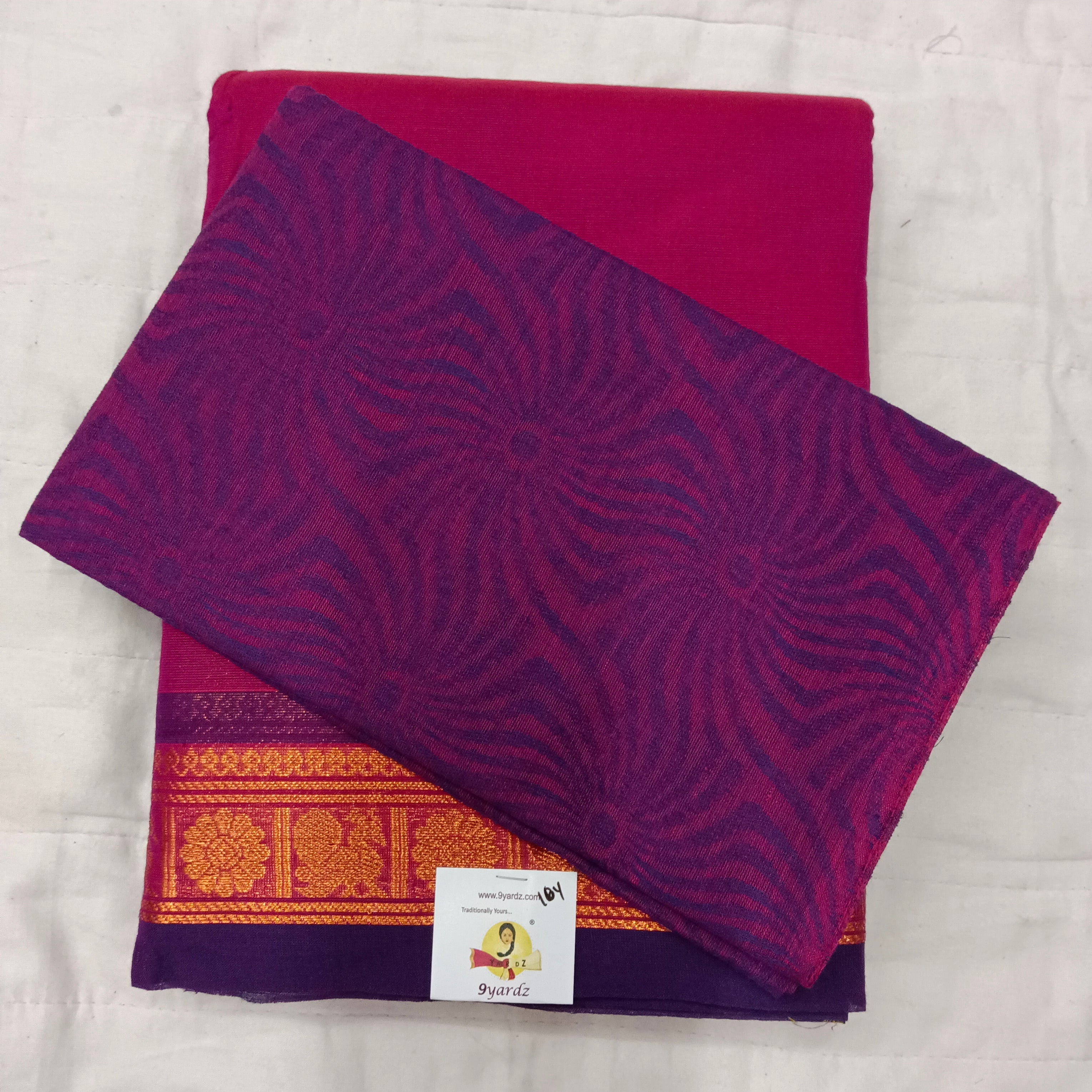 Arupukottai cotton 10 yards madisar