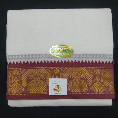 Cotton Dhothi Grey 9*5