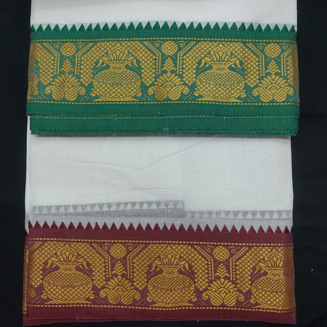 Cotton Dhothi Grey 9*5