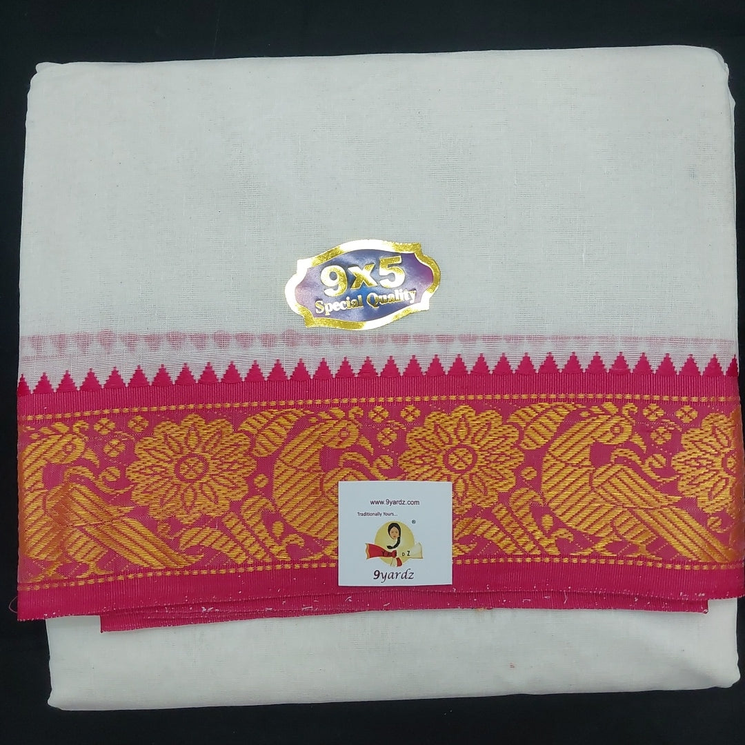 Cotton Dhothi Grey 9*5