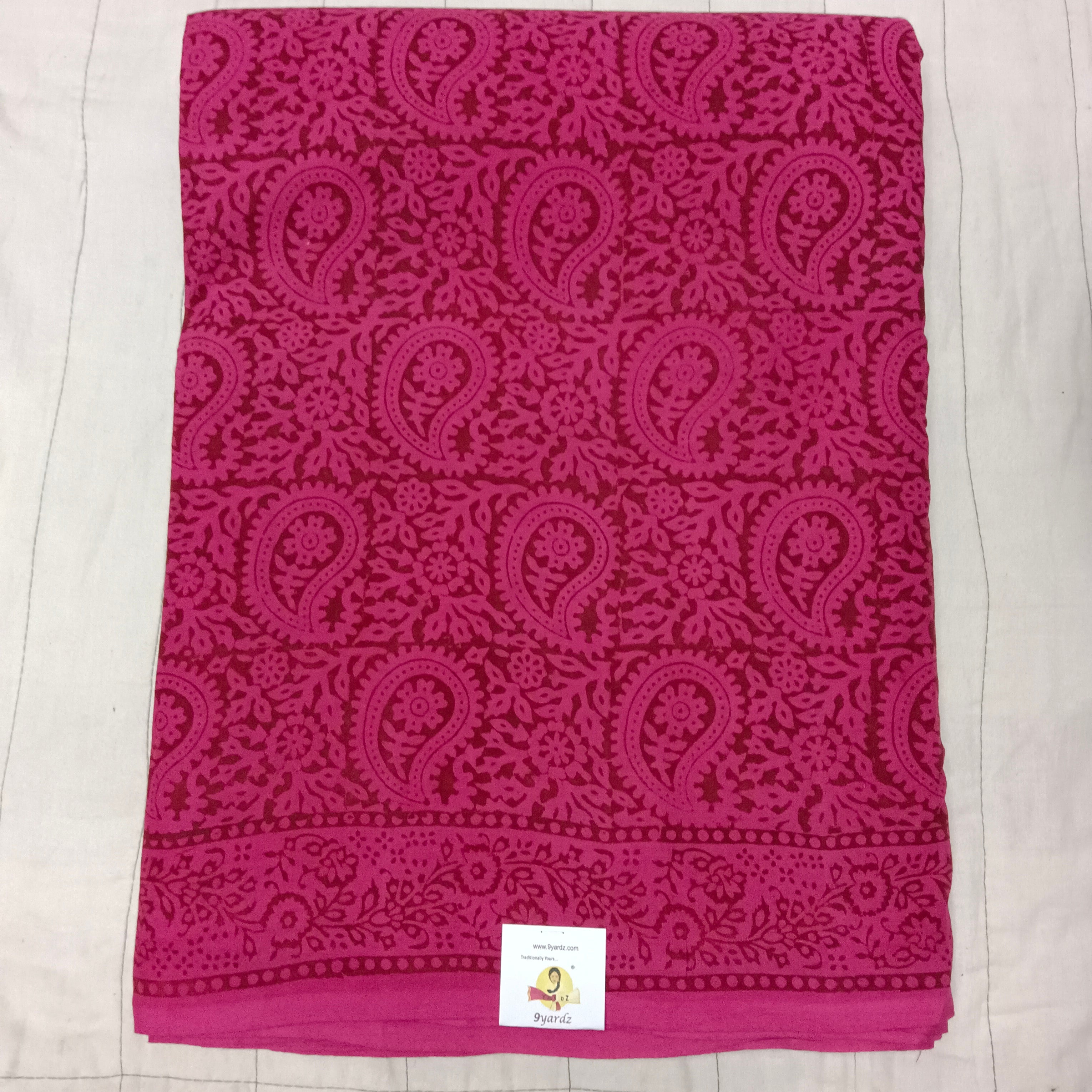 Baag/soft cotton Madisar 11 yards