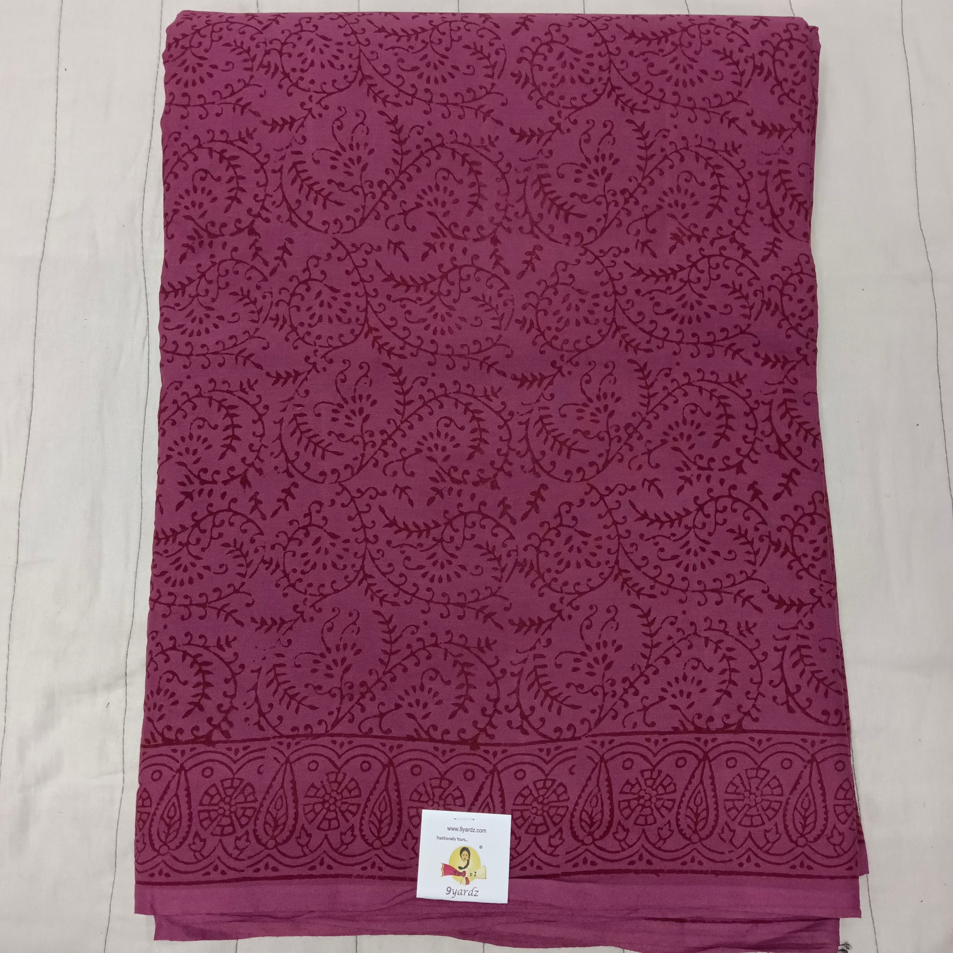 Baag/soft cotton Madisar 11 yards