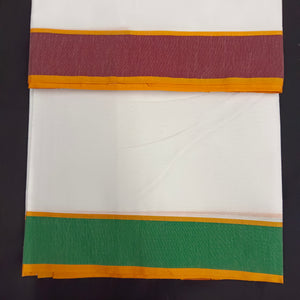 Cotton Dhothi Bleached 9*5