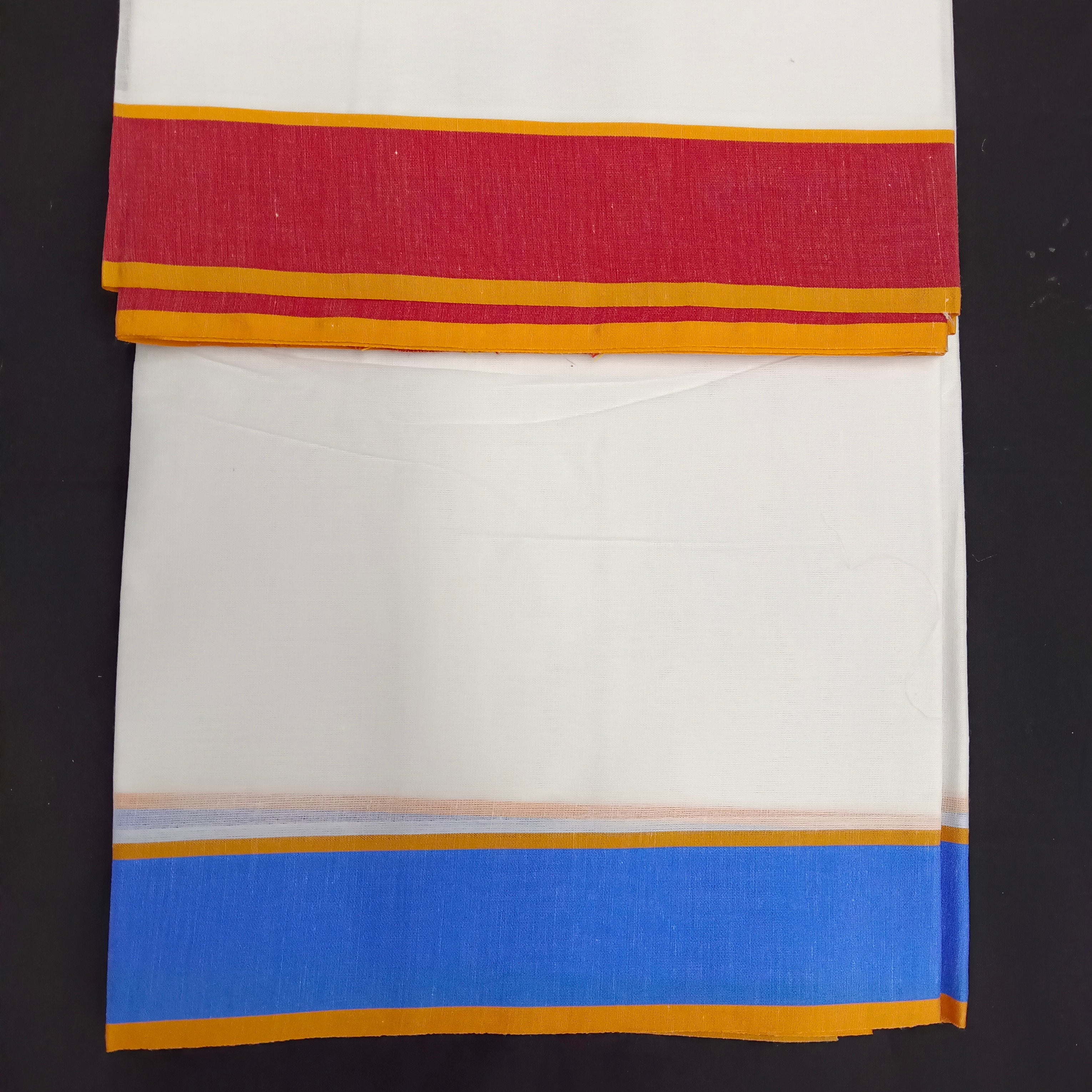 Cotton Dhothi Bleached 9*5