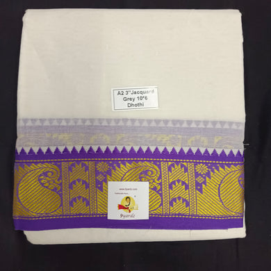 Cotton Dhothi Jacquard 10*6