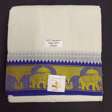 Cotton Dhothi Jacquard 10*6