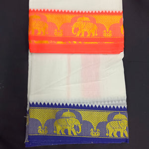 Cotton Dhothi Jacquard 10*6