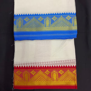 Cotton Dhothi Jacquard 10*6