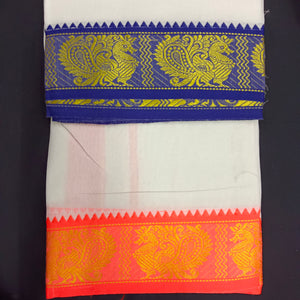 Cotton Dhothi Jacquard 10*6