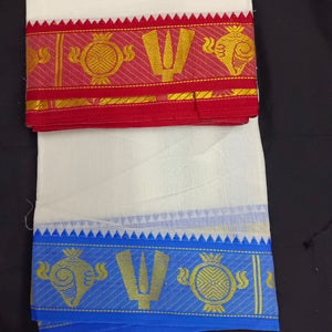 Cotton Dhothi Jacquard 10*6