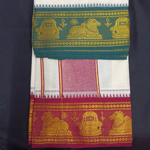 Load image into Gallery viewer, Cotton Dhothi 5&quot;Nandhilingam 9*5