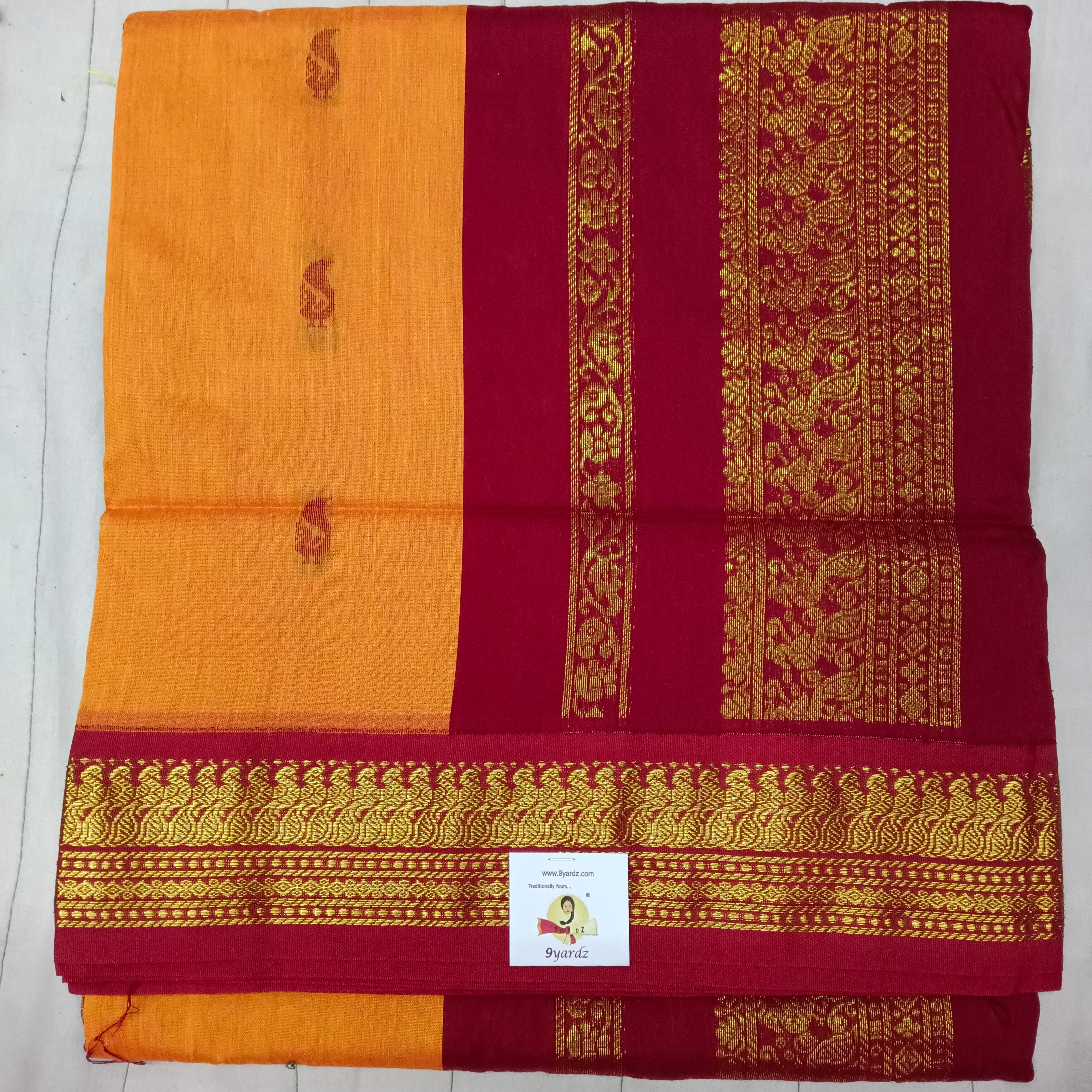 Kalyani Cotton Butta  9.5yardz