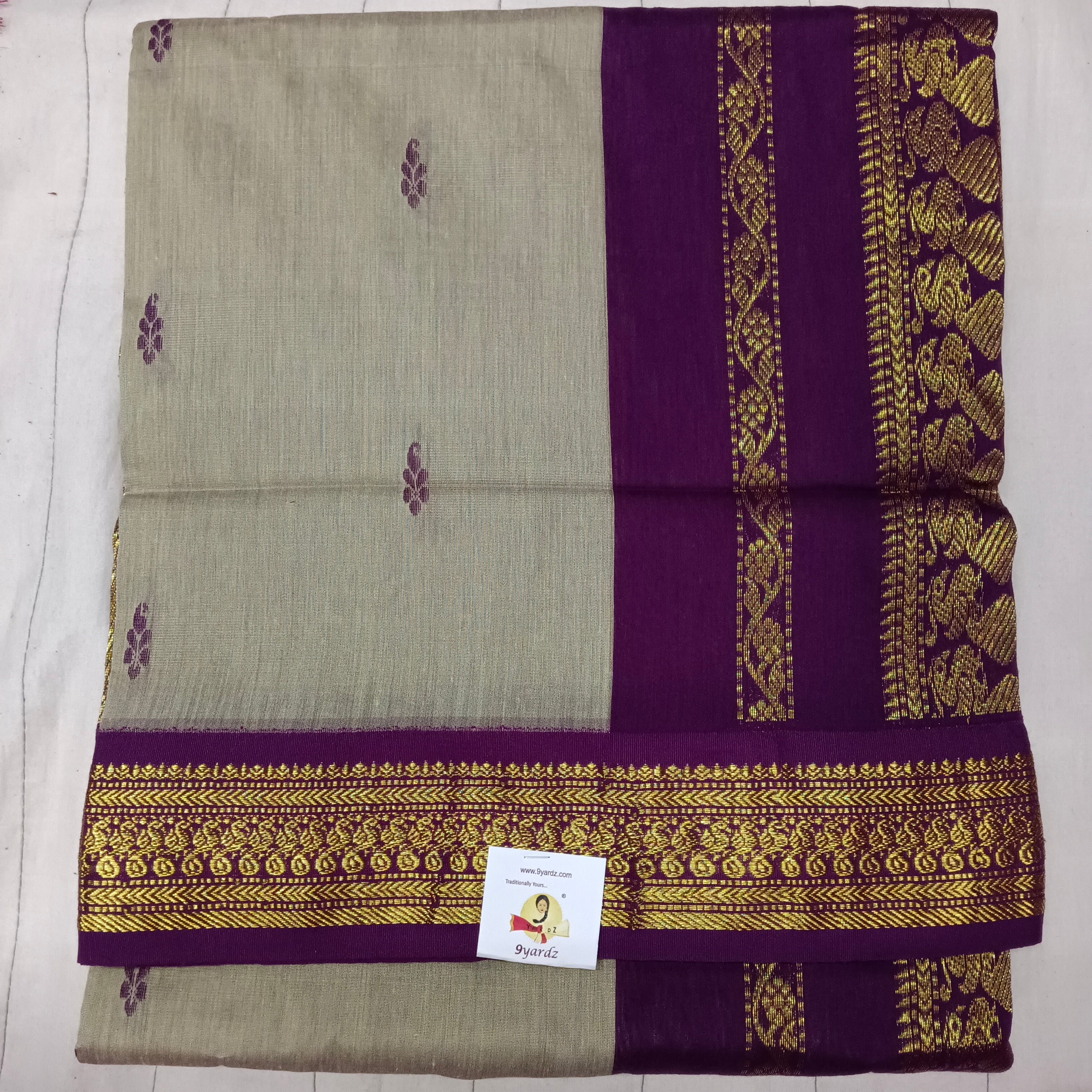 Kalyani Cotton Butta  9.5yardz