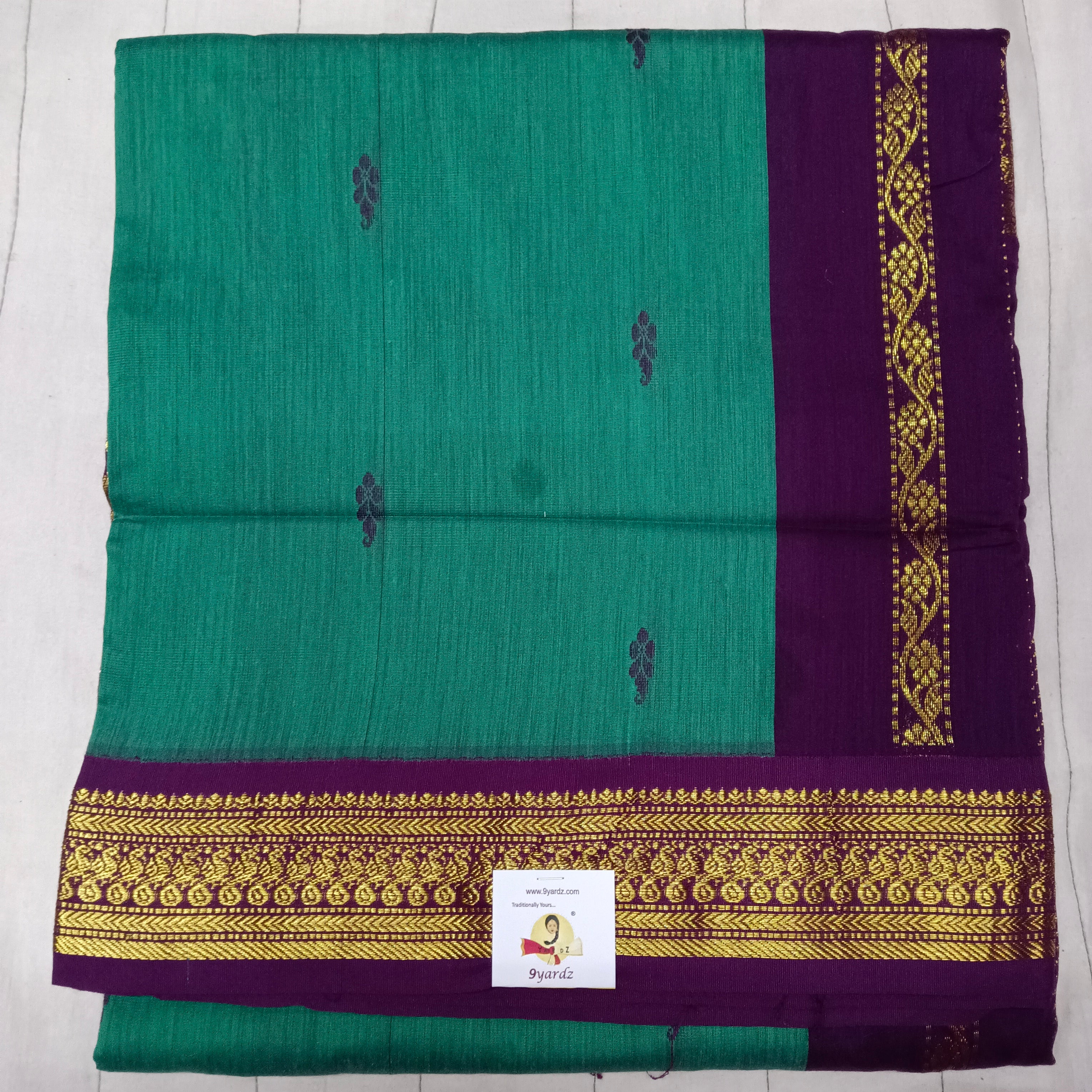 Kalyani Cotton Butta  9.5yardz