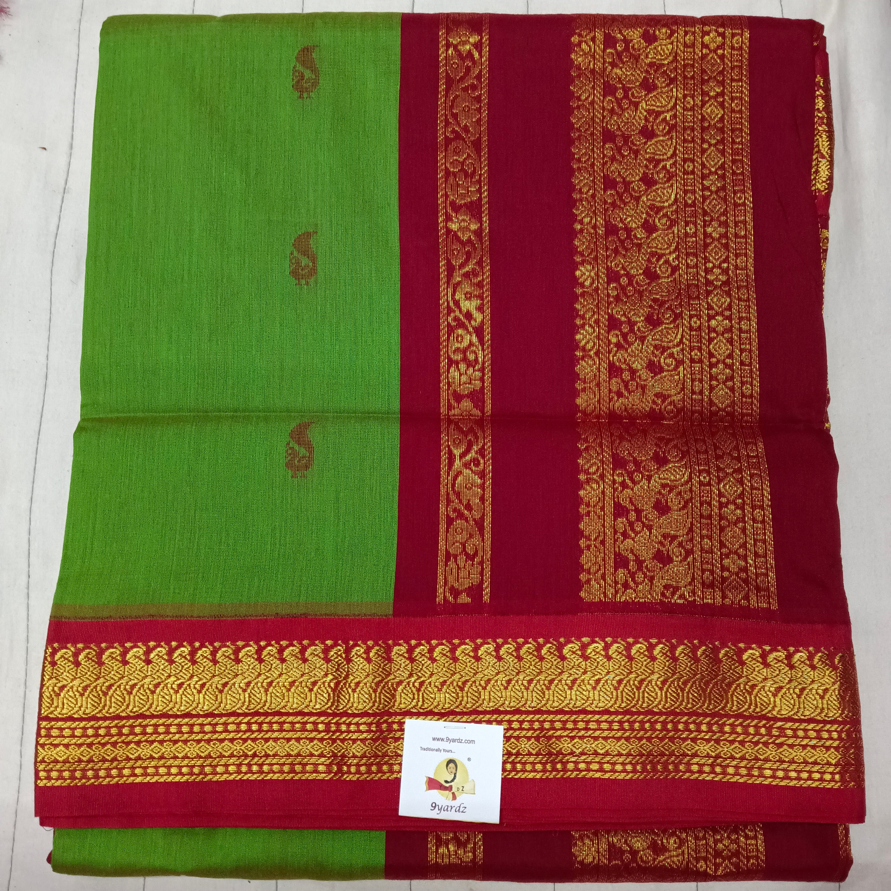 Kalyani Cotton Butta  9.5yardz
