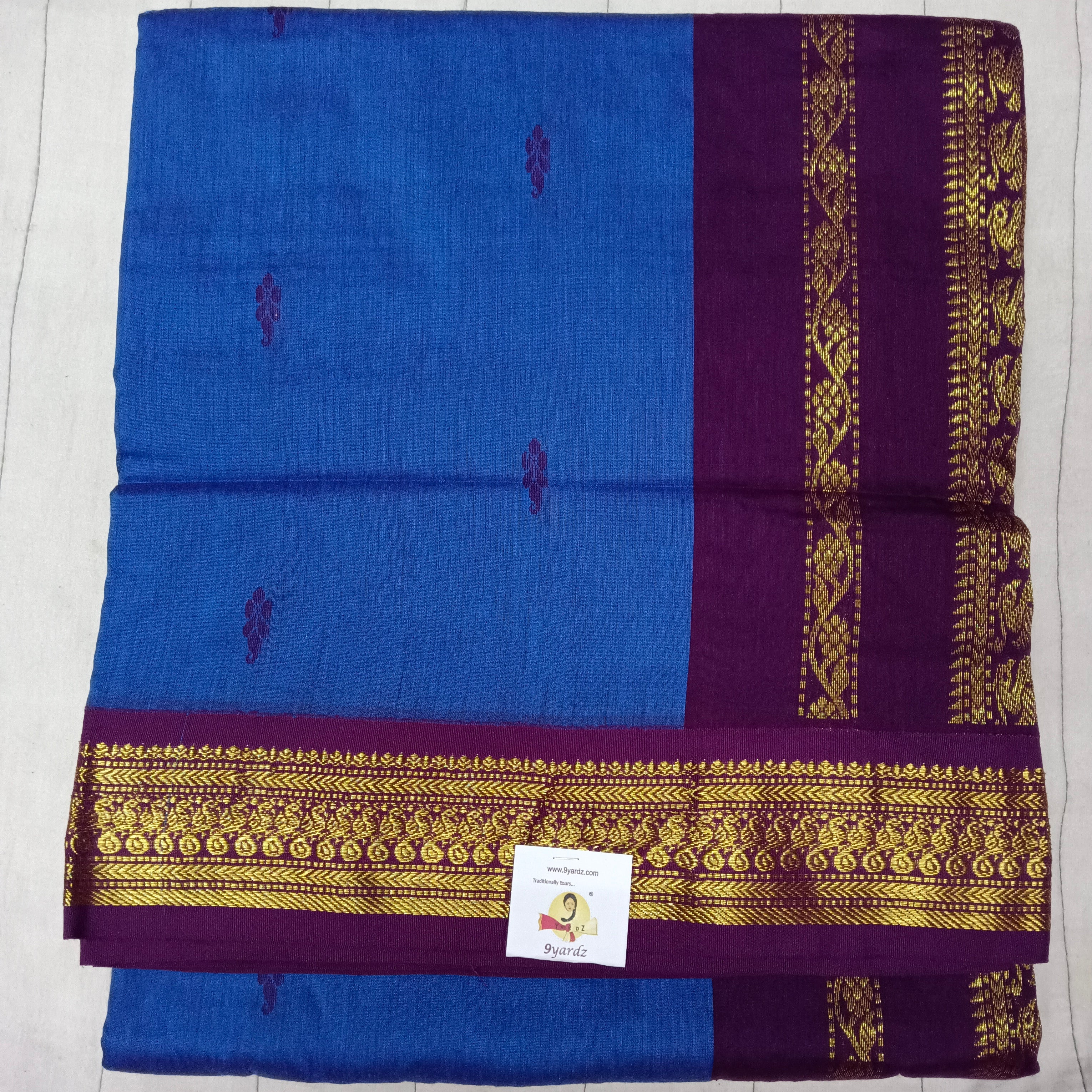 Kalyani Cotton Butta  9.5yardz