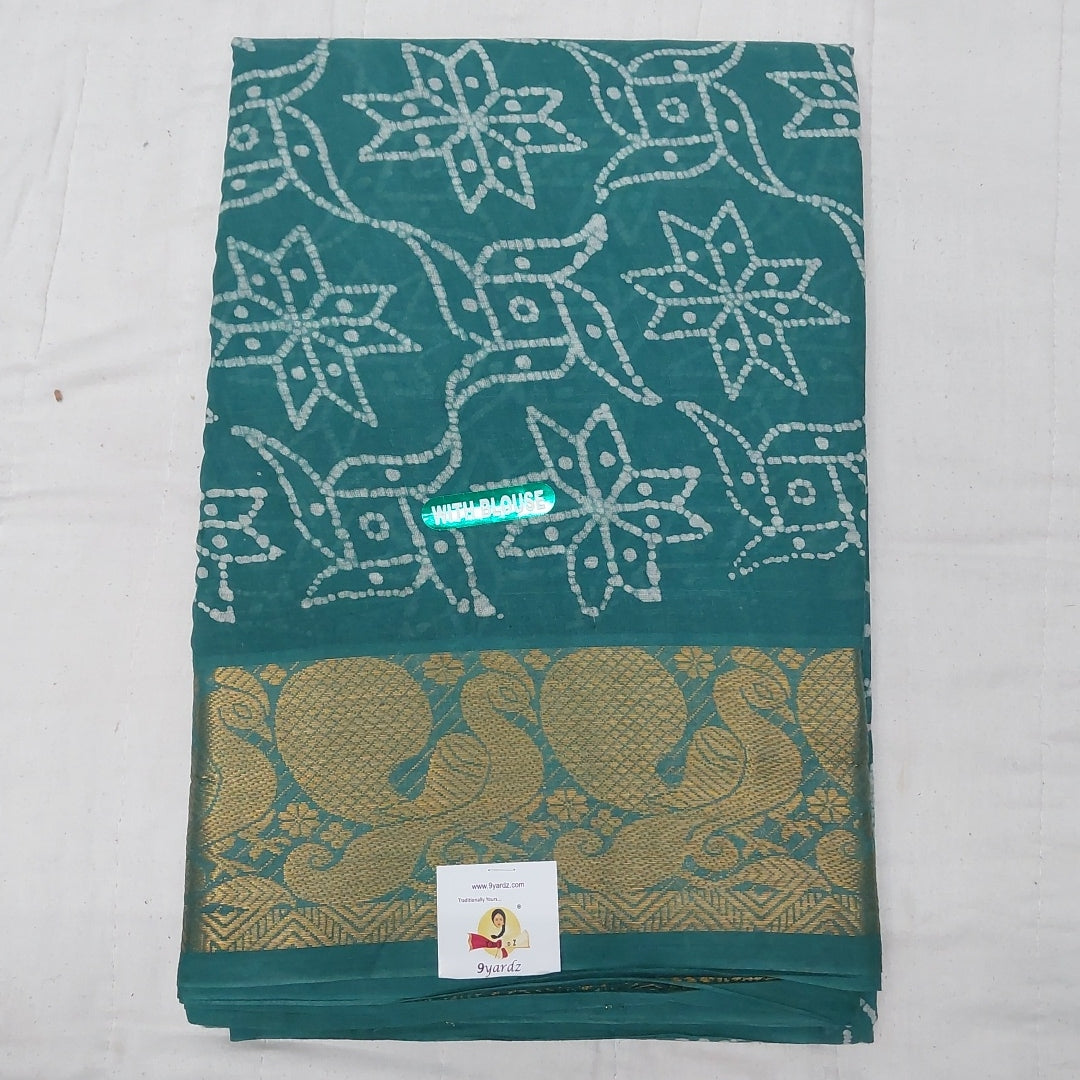 Sungudi cotton 6 yards