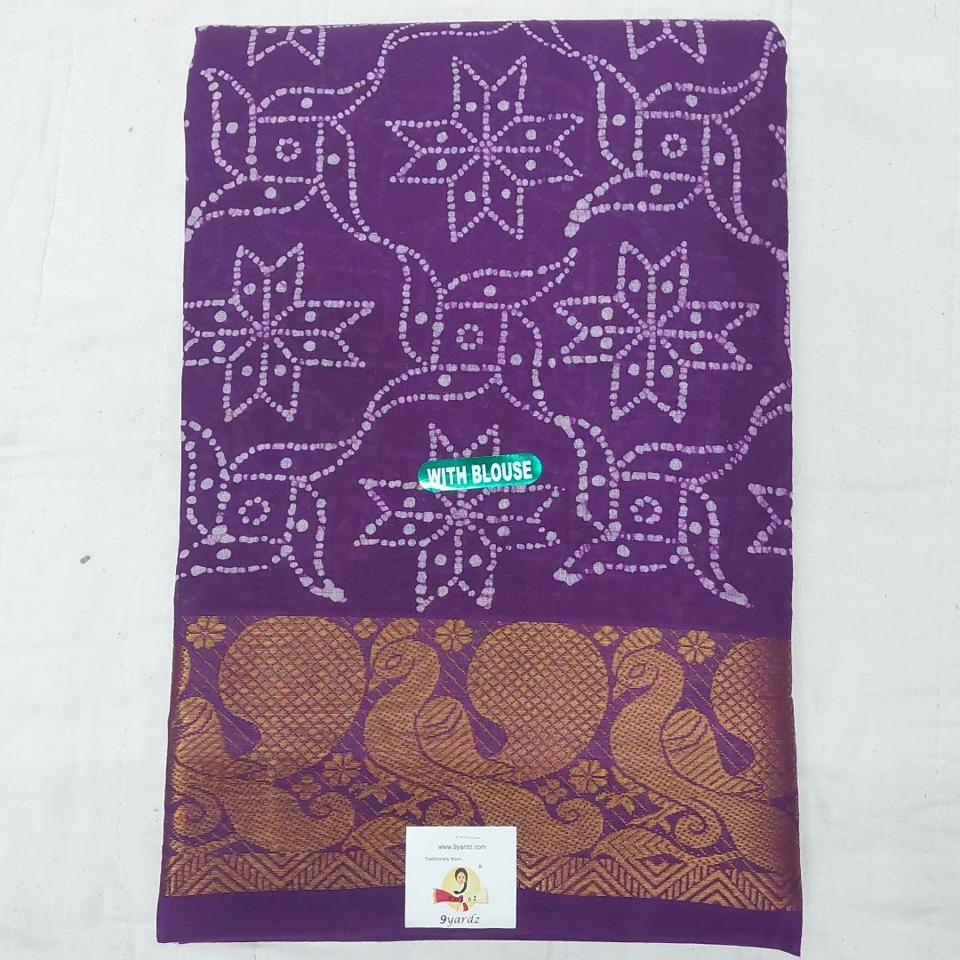 Sungudi cotton 6 yards