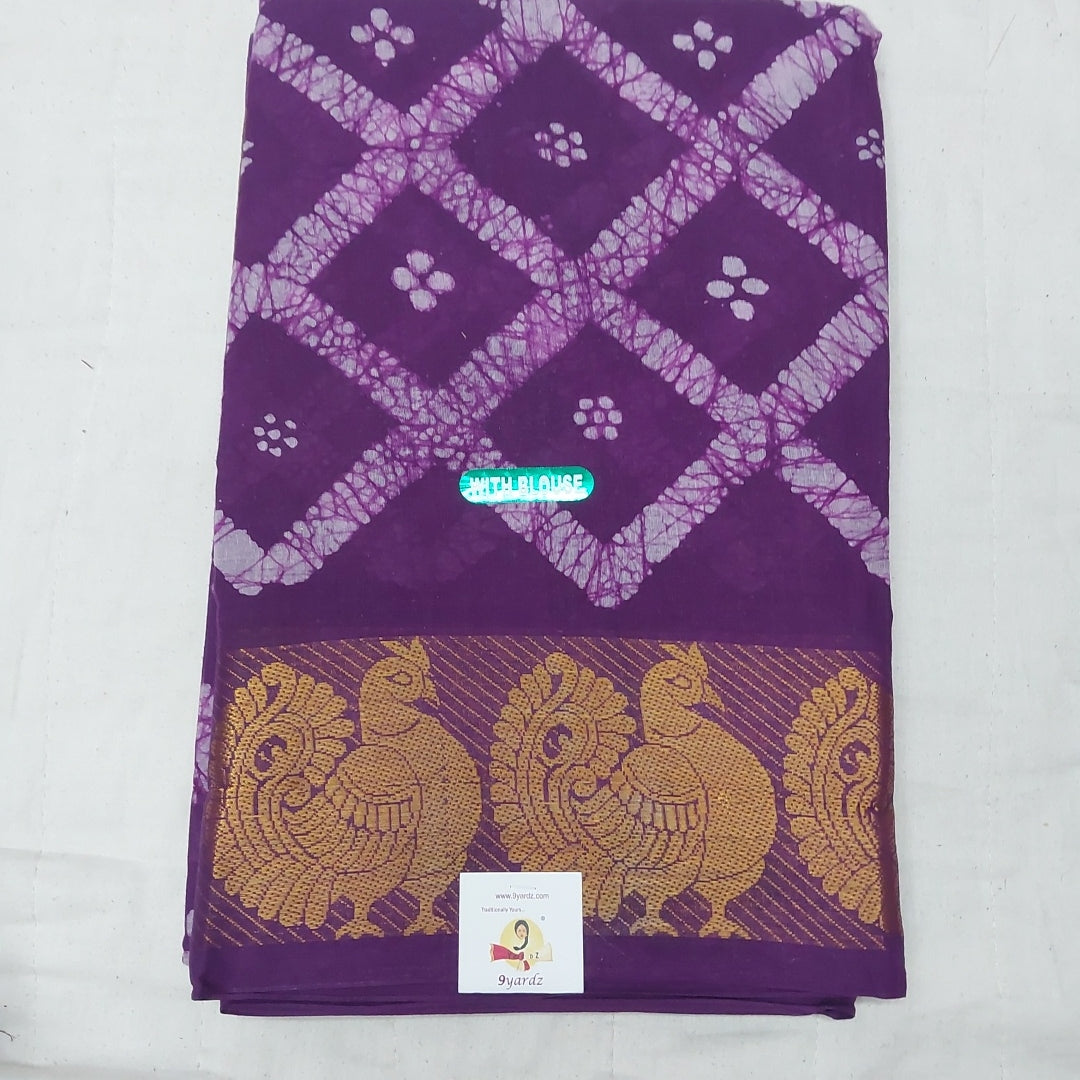 Sungudi cotton 6 yards