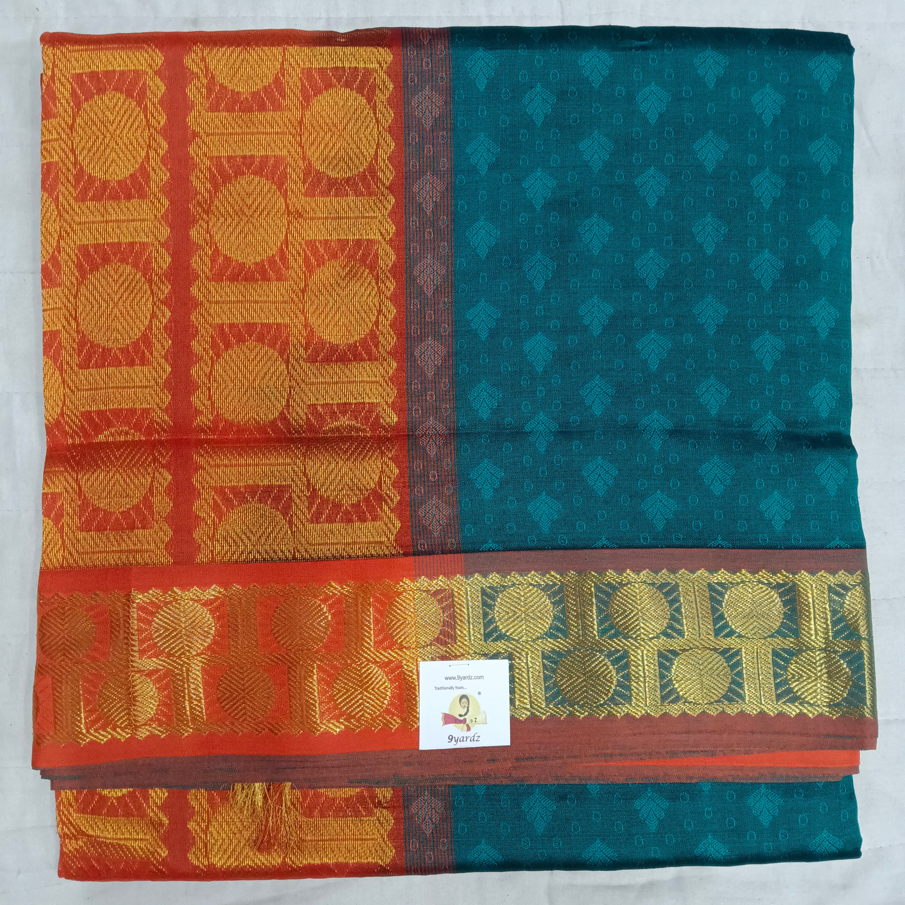 Semi Silk cotton Embossed Madisar