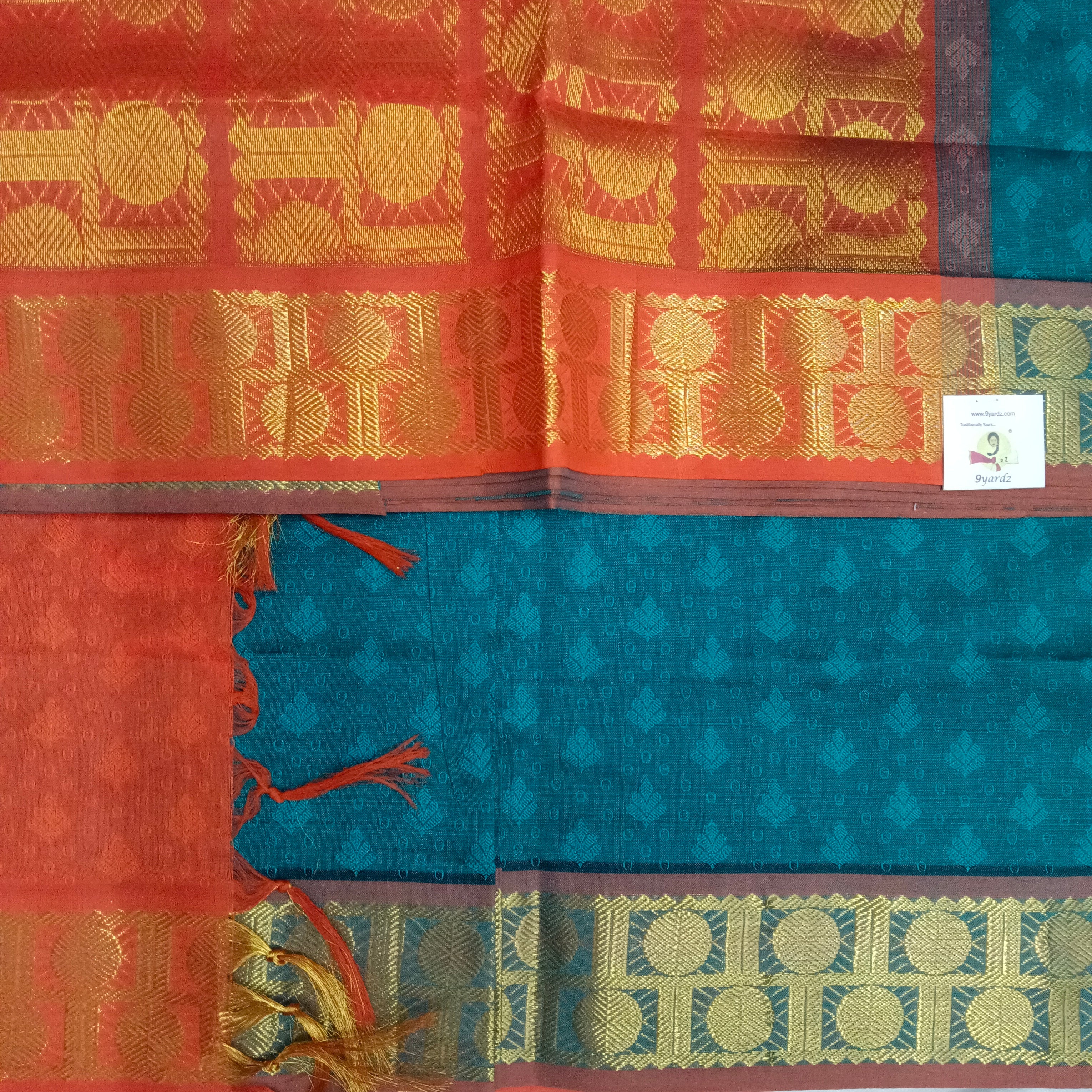 Semi Silk cotton Embossed Madisar