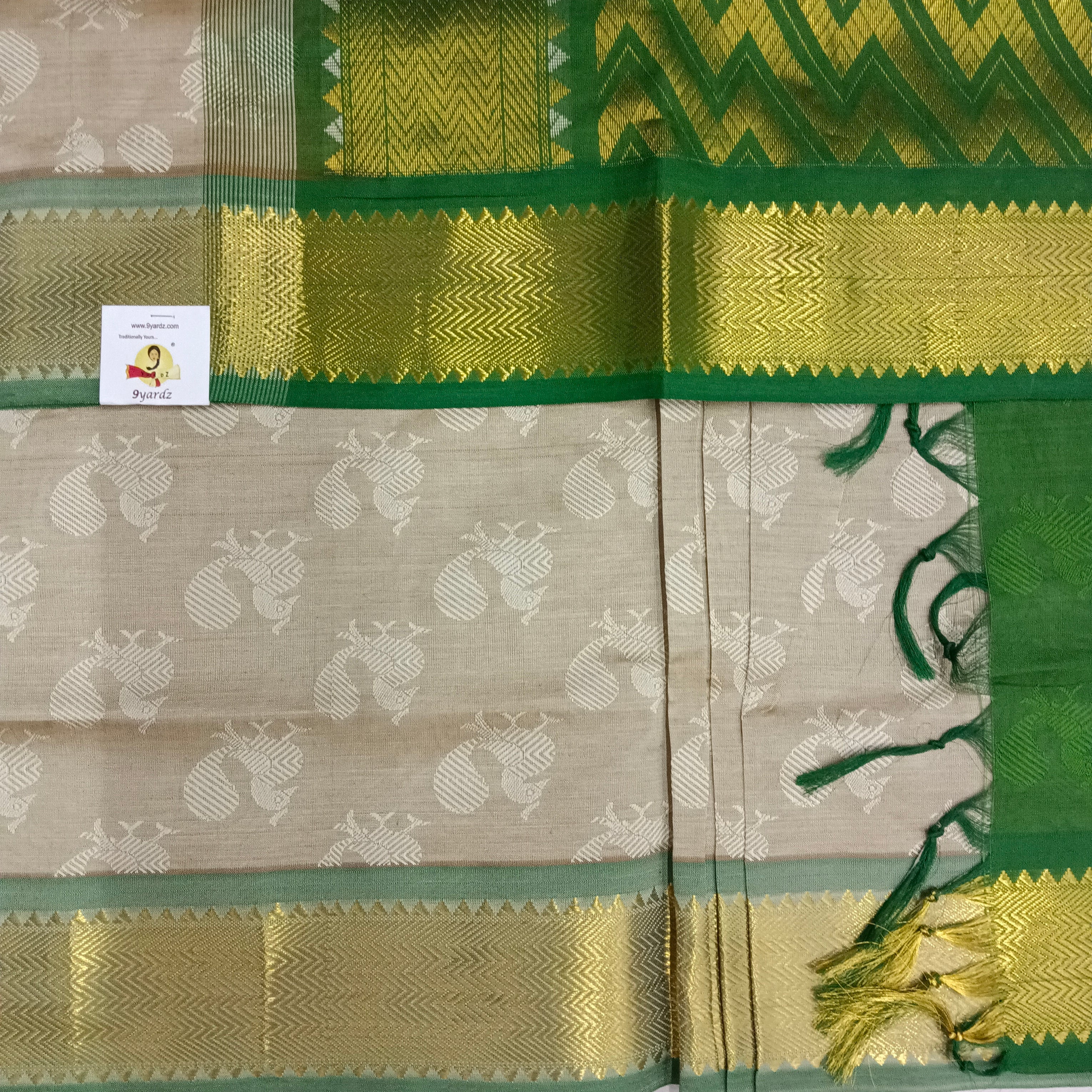 Semi Silk cotton Embossed Madisar