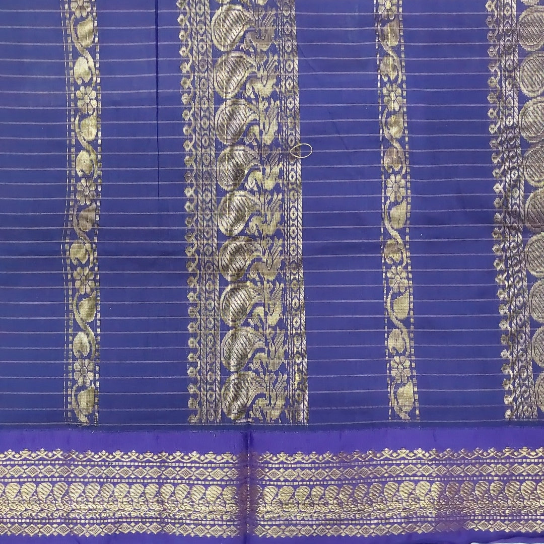 Kalyani cotton Zari Checked 6yardz