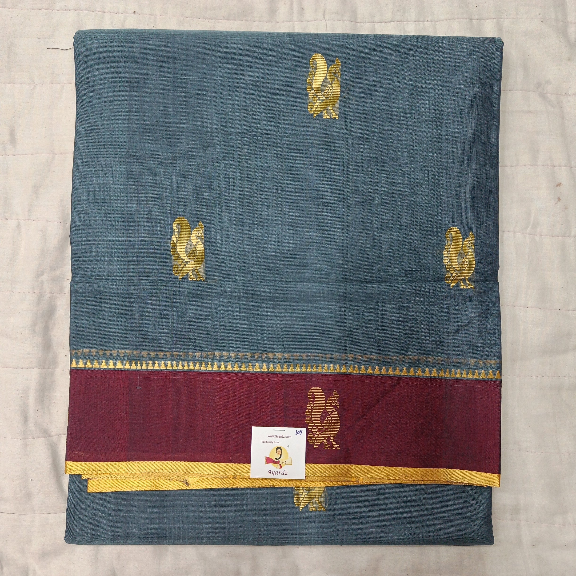 Devendra 10yards Body  Embossed