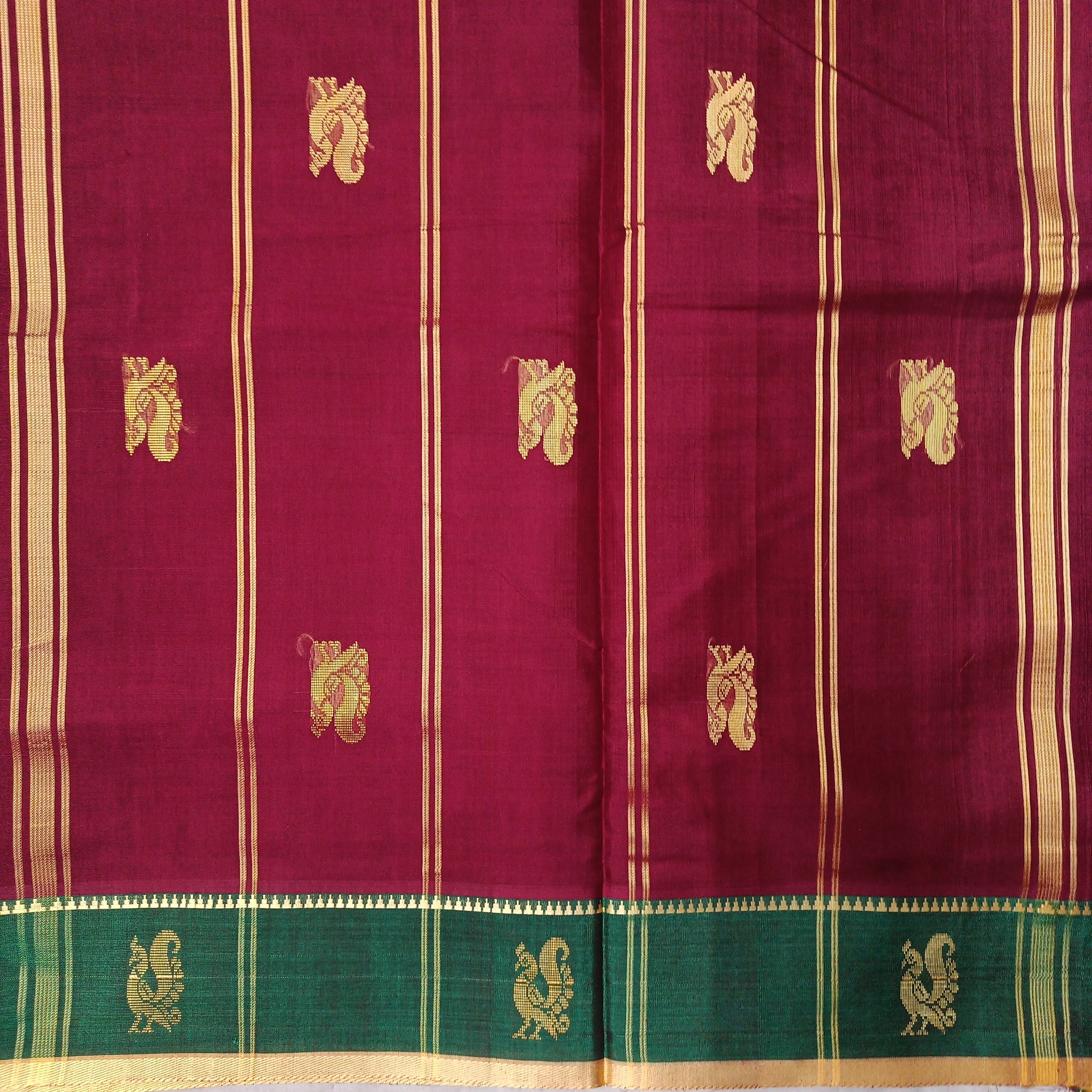 Devendra 10yards Body  Embossed