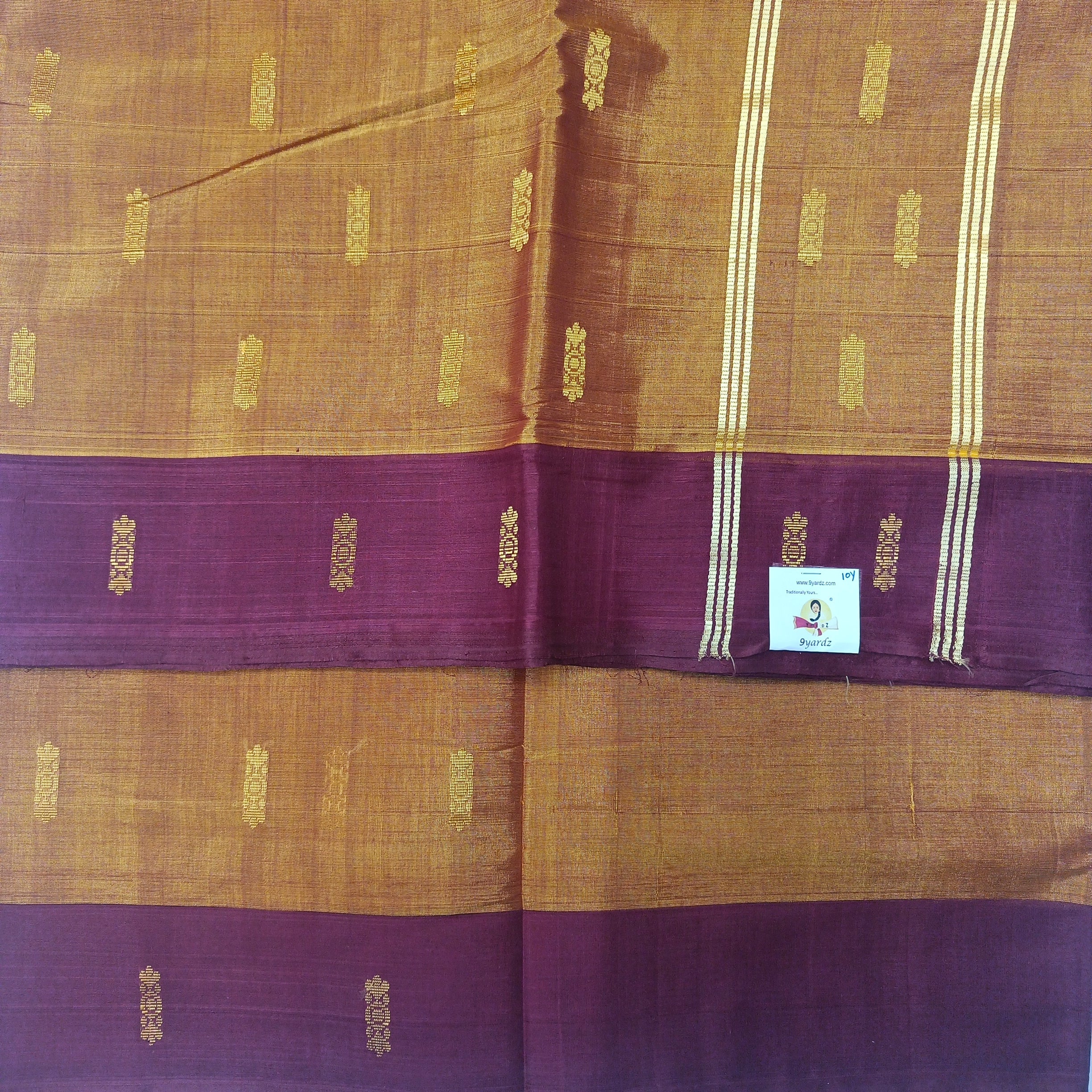 Devendra 10yards Body  Embossed