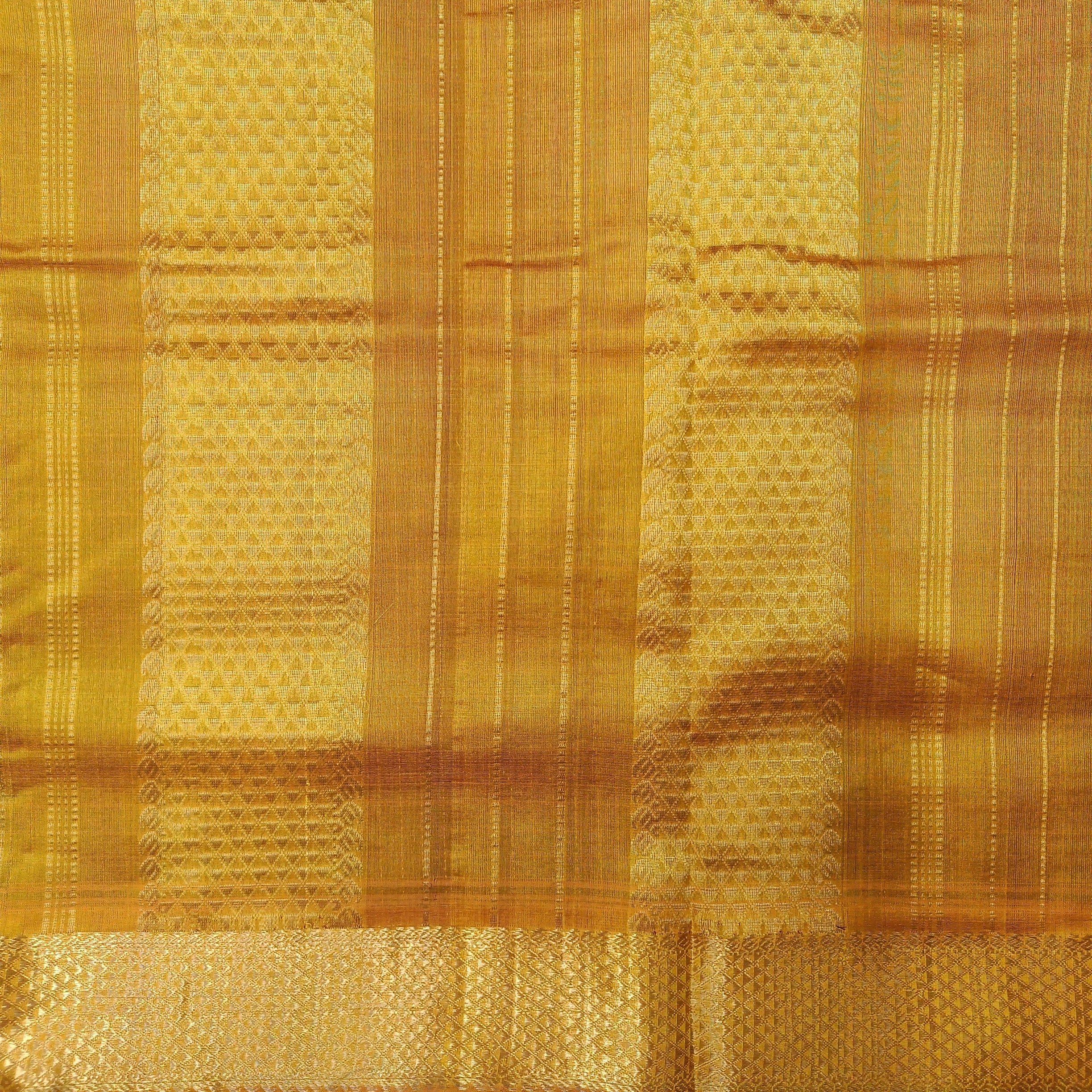 Pure silk cotton- small kattam 10yards (madisar)