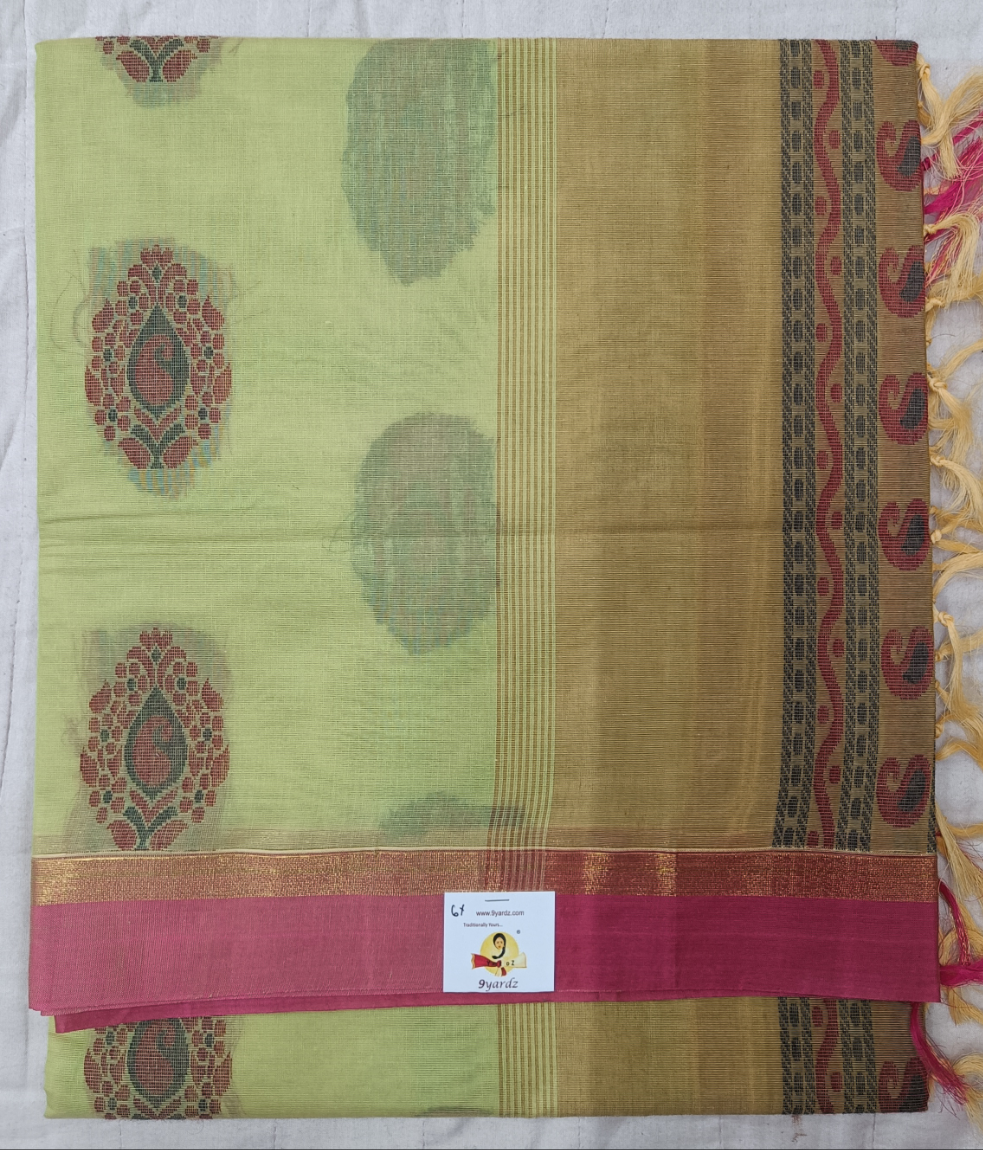 Chettinadu cotton Embossed 6 yardz
