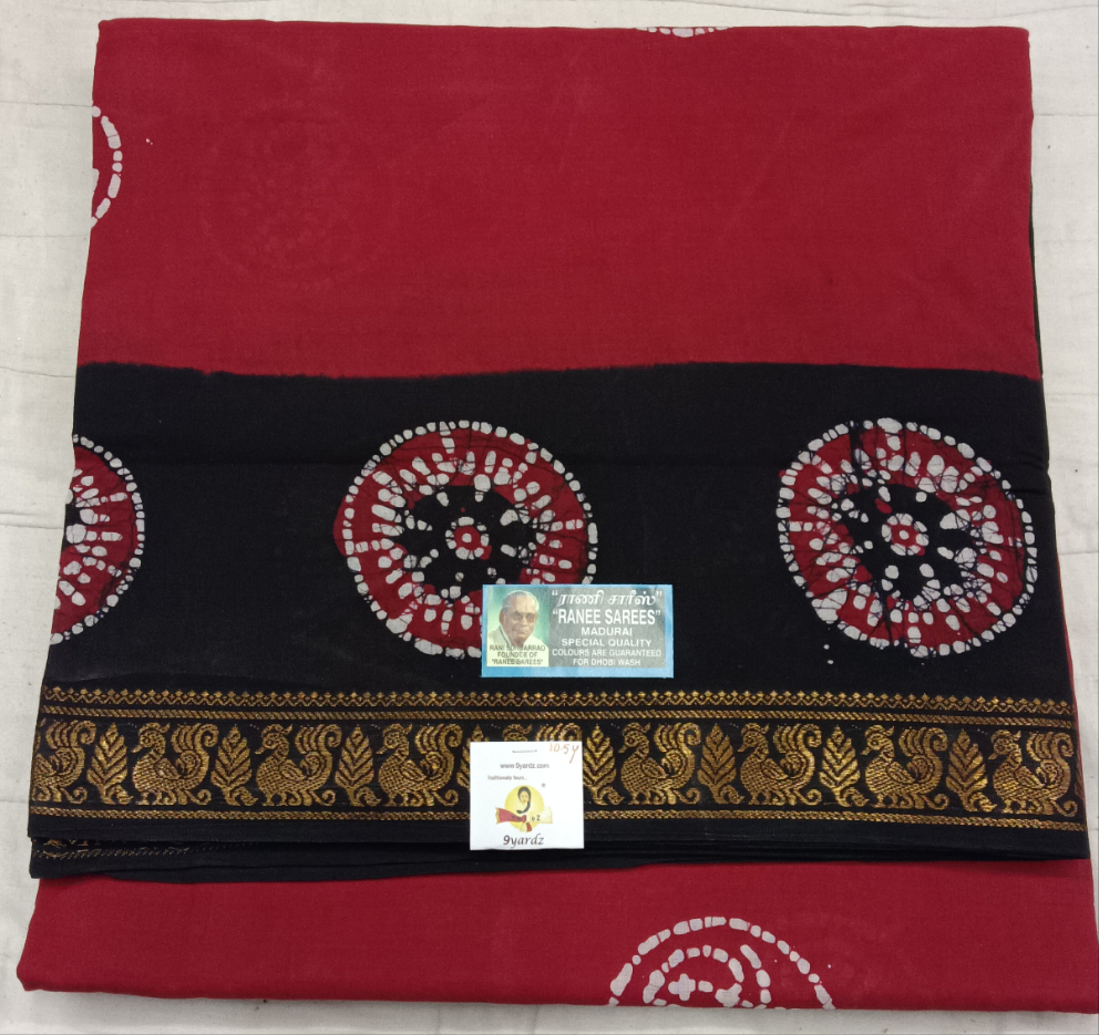 Ranee voyal saree 10.5yardz(9.5mtrs)