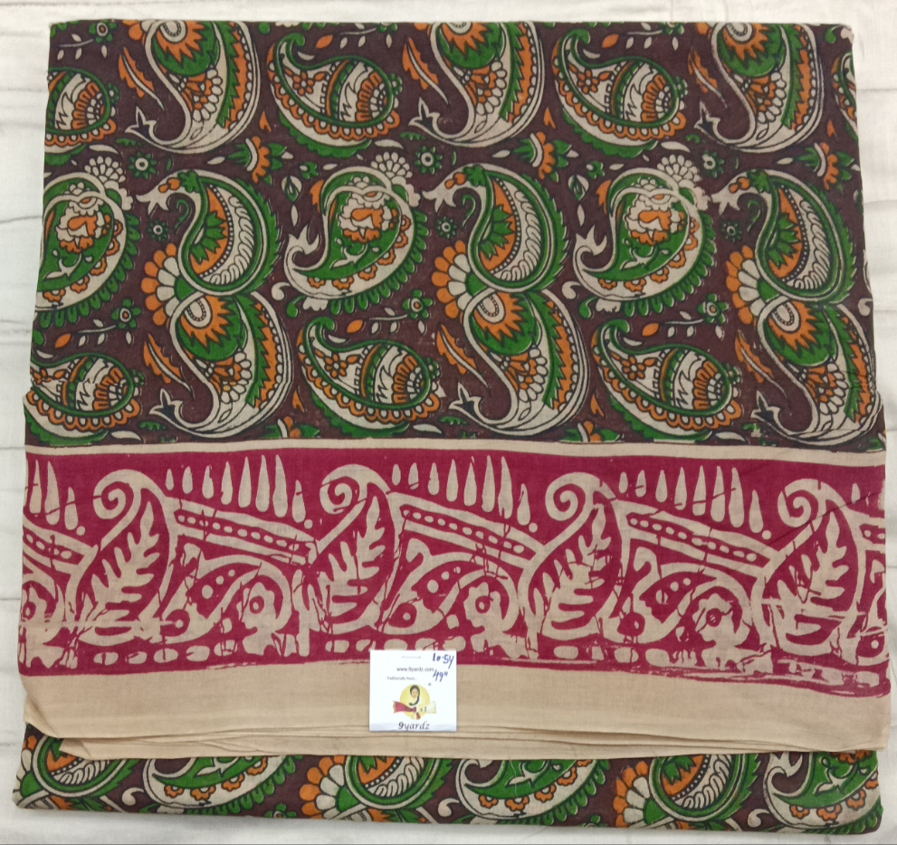 Sungudi cotton 10.5yards 49"